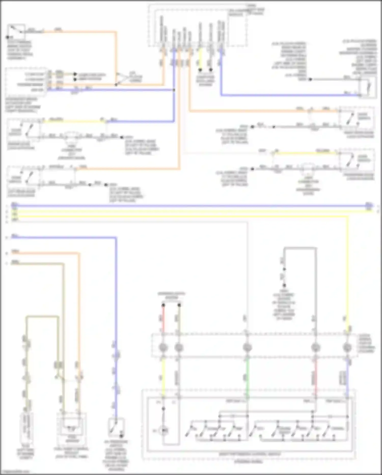 Wiring diagram cruise on/off for Kia Optima IV (2015-2018) (3 of 3)