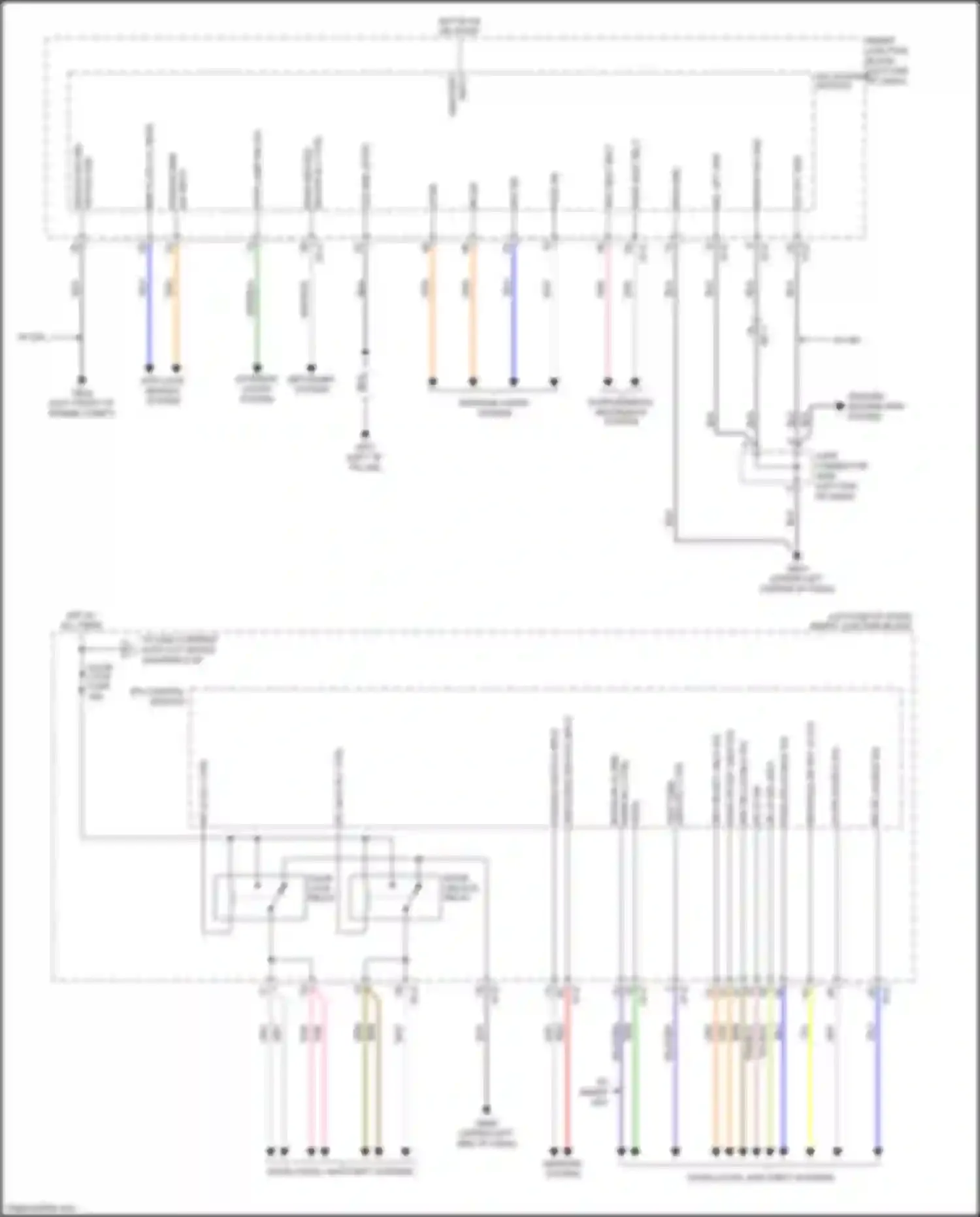 Wiring diagram defogger system for Kia Optima IV (2015-2018) (2 of 18)