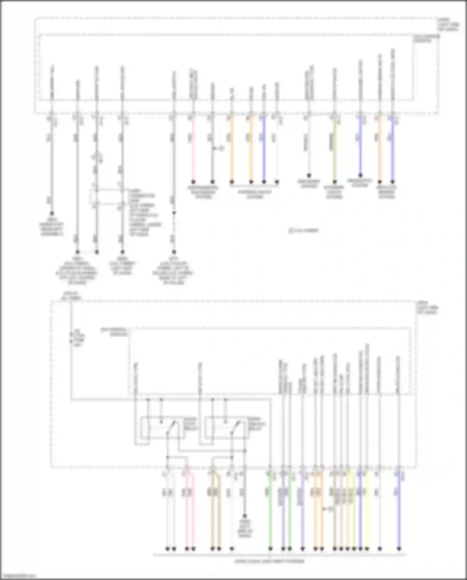 Wiring diagram drl option gnd for Kia Optima IV (2015-2018) (1 of 4)