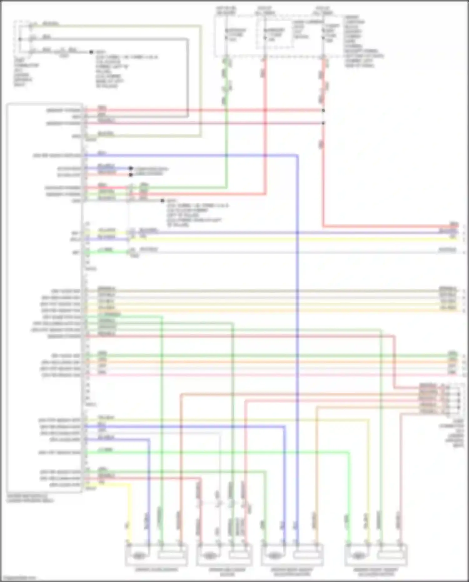 Wiring diagram drv frt height mtr sig for Kia Optima IV (2015-2018) (1 of 1)