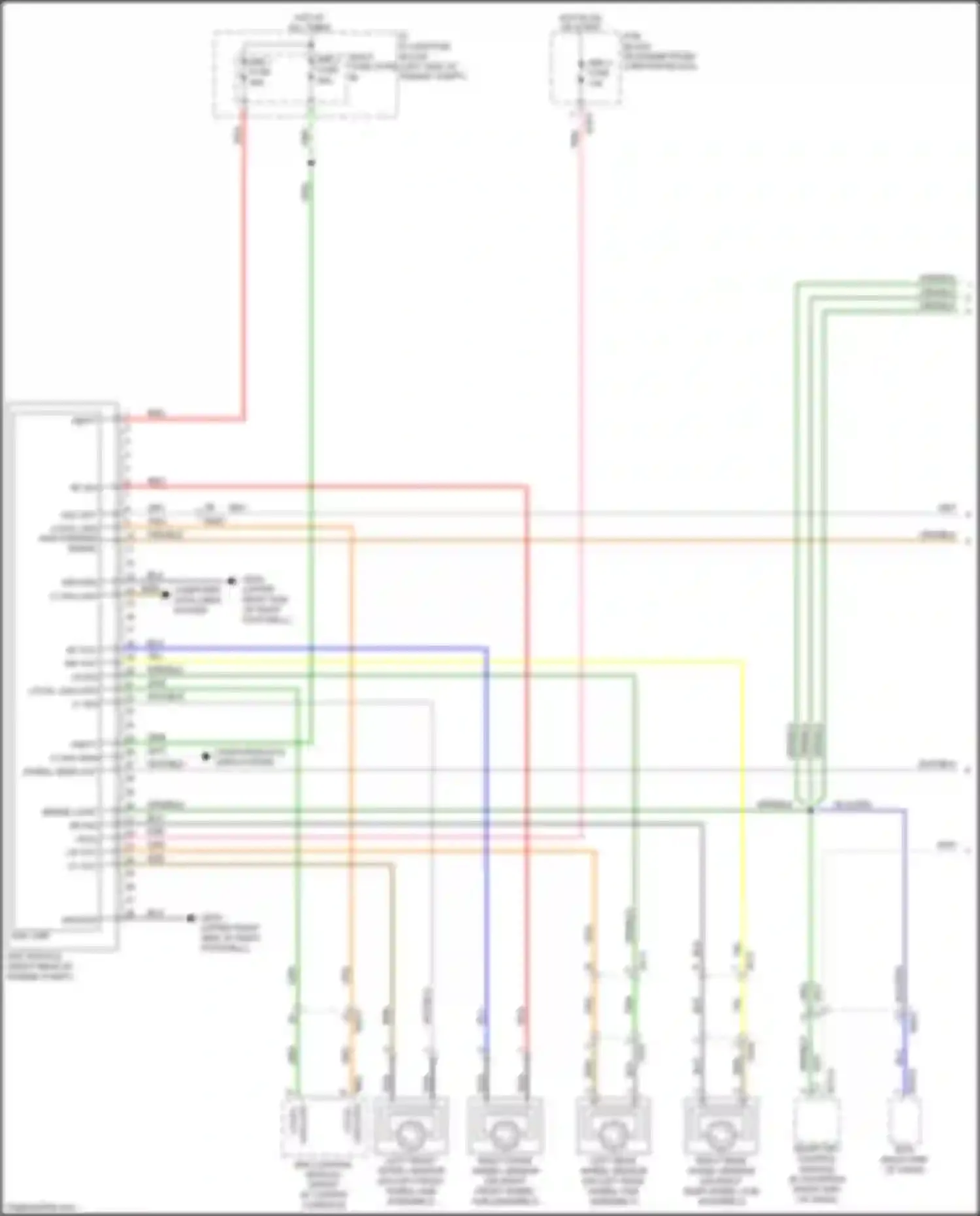 Wiring diagram +ecu for Kia Optima IV (2015-2018) (2 of 2)