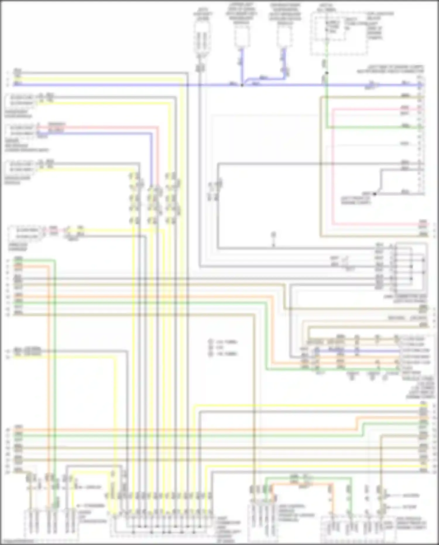 Wiring diagram flex ray low for Kia Optima IV (2015-2018) (2 of 2)