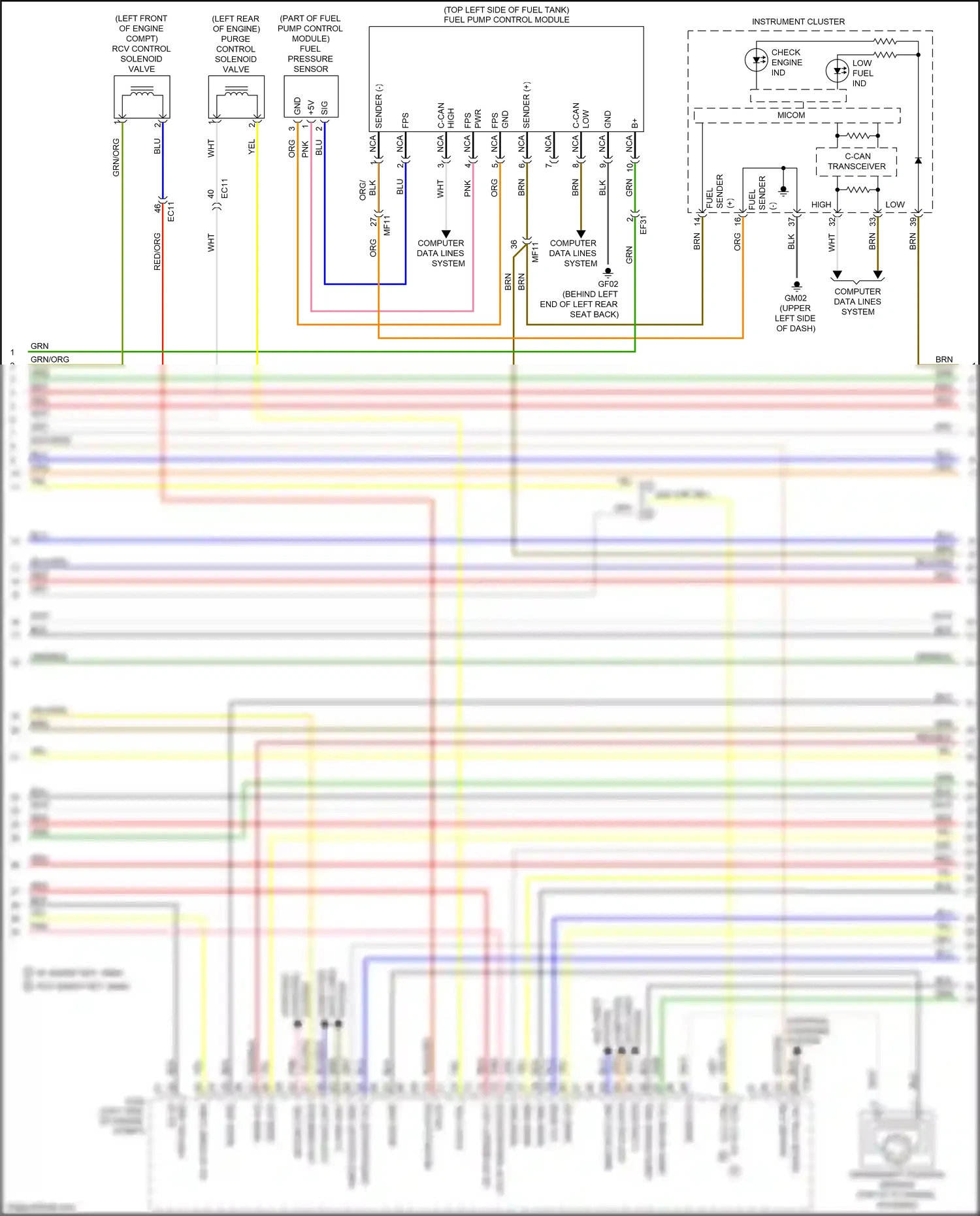 Kia Optima IV (2015-2018) grn/blk wiring diagram  (42 of 66)