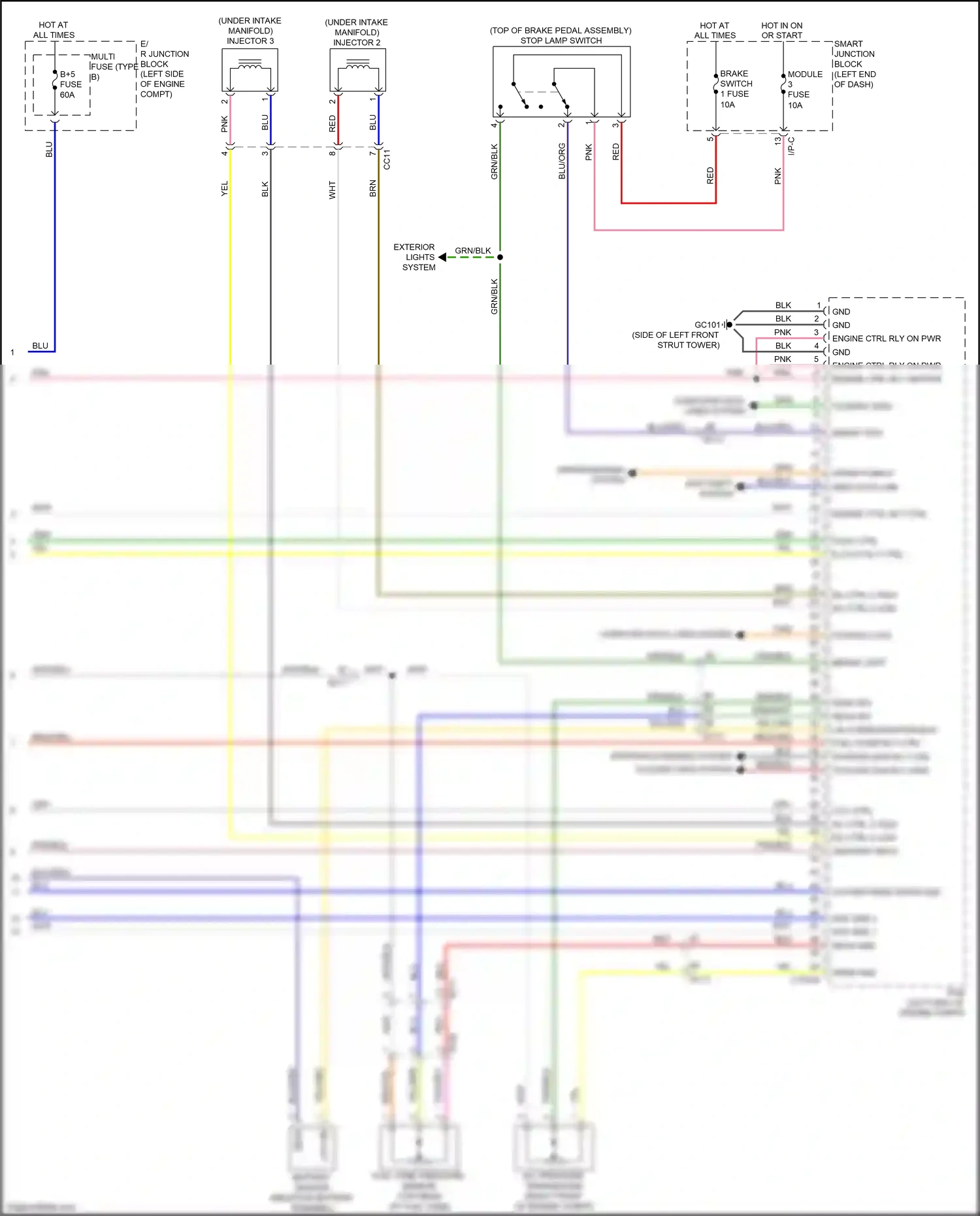 Kia Optima IV (2015-2018) grn/blk wiring diagram  (50 of 66)
