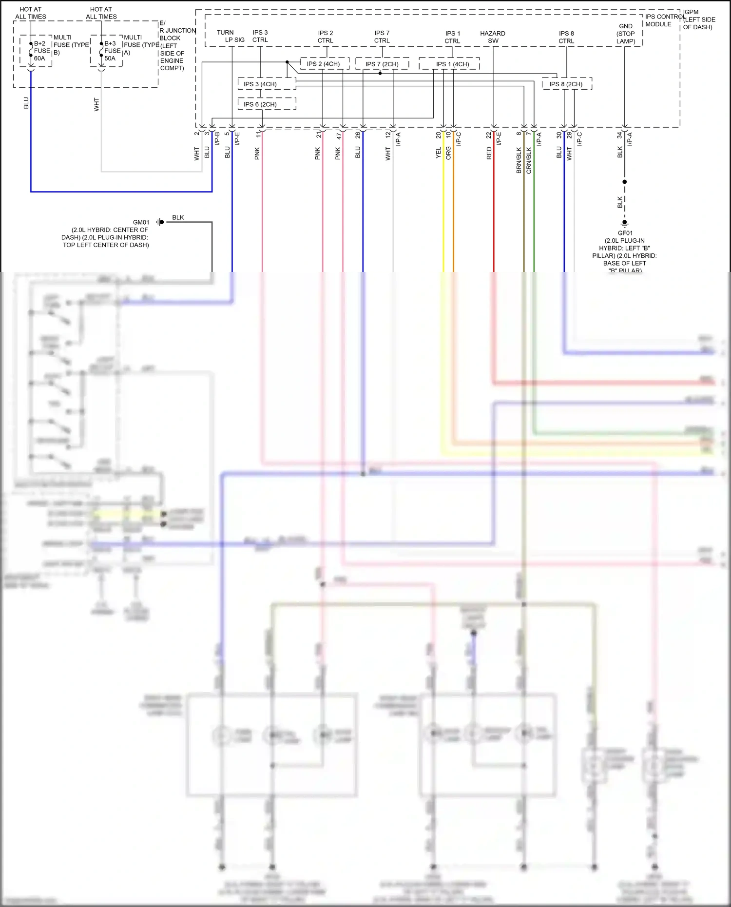 Kia Optima IV (2015-2018) grn/blk wiring diagram  (12 of 66)