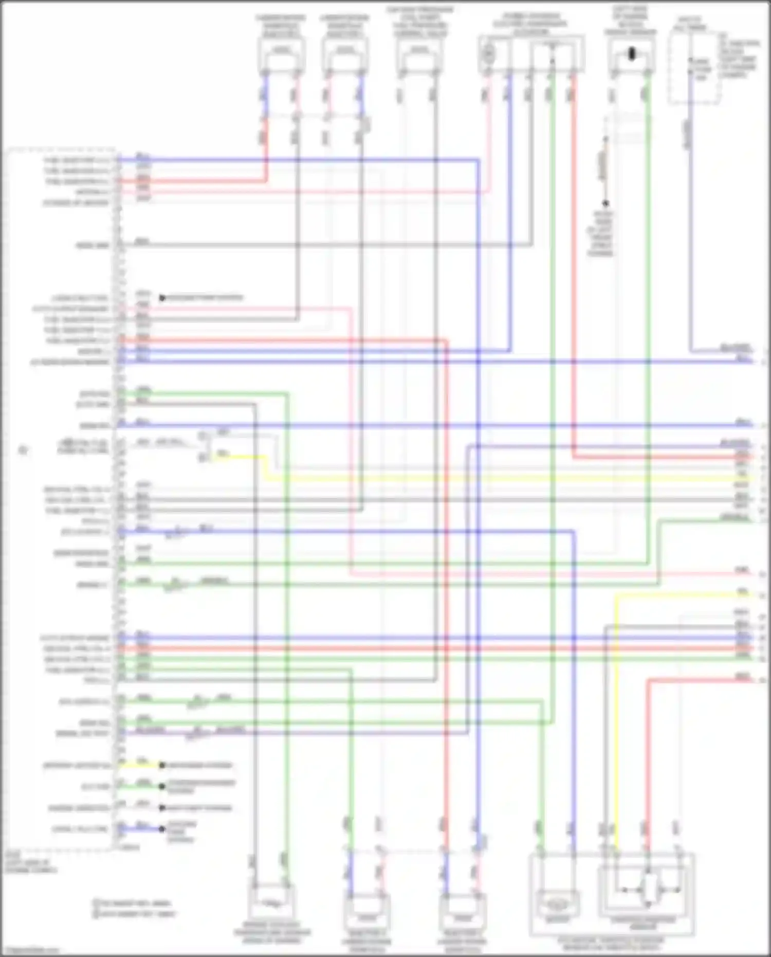 Wiring diagram injector 2 for Kia Optima IV (2015-2018) (1 of 5)