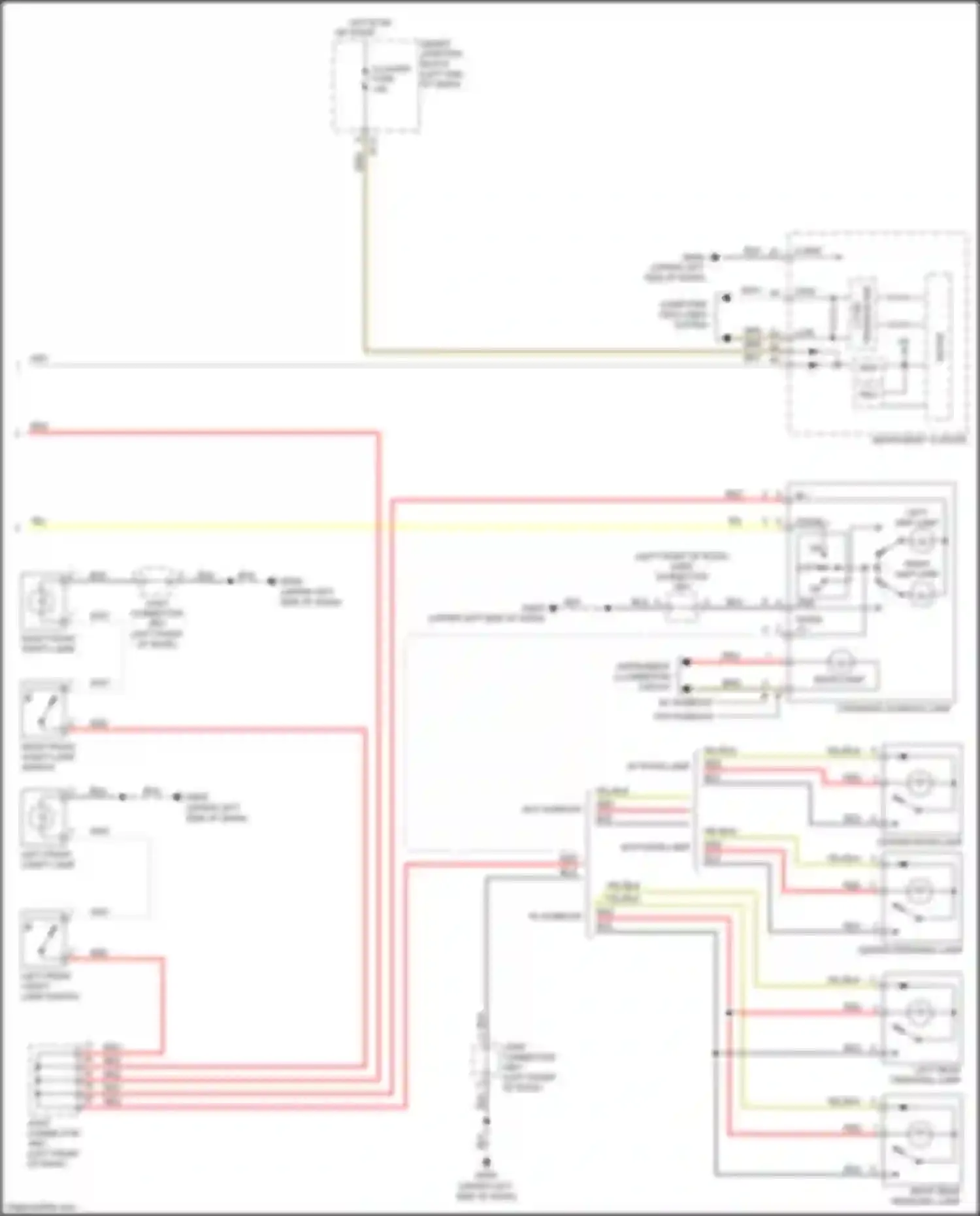 Wiring diagram instrument cluster for Kia Optima IV (2015-2018) (21 of 83)