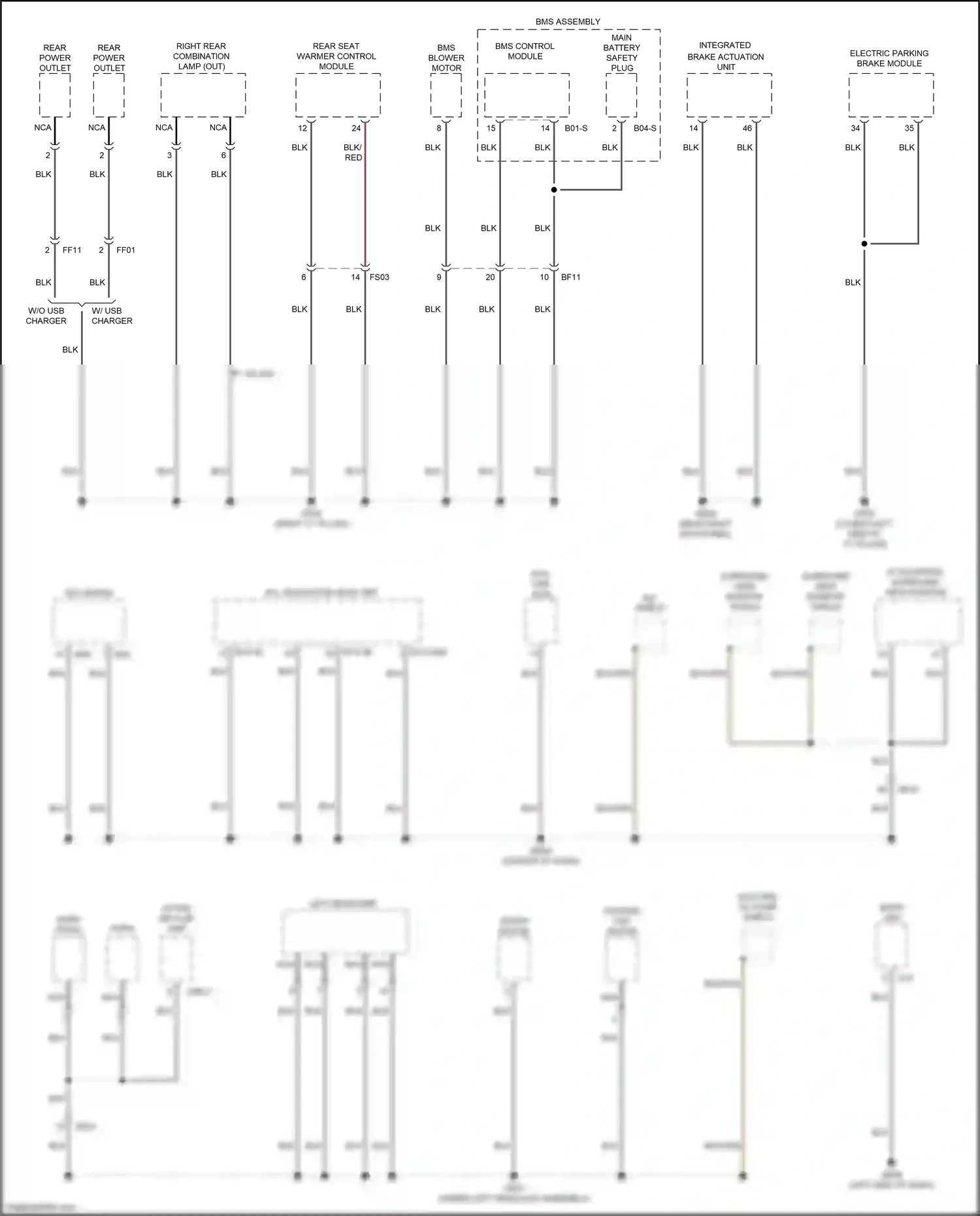 Kia Optima IV (2015-2018) integrated brake actuation unit wiring diagram  (11 of 20)