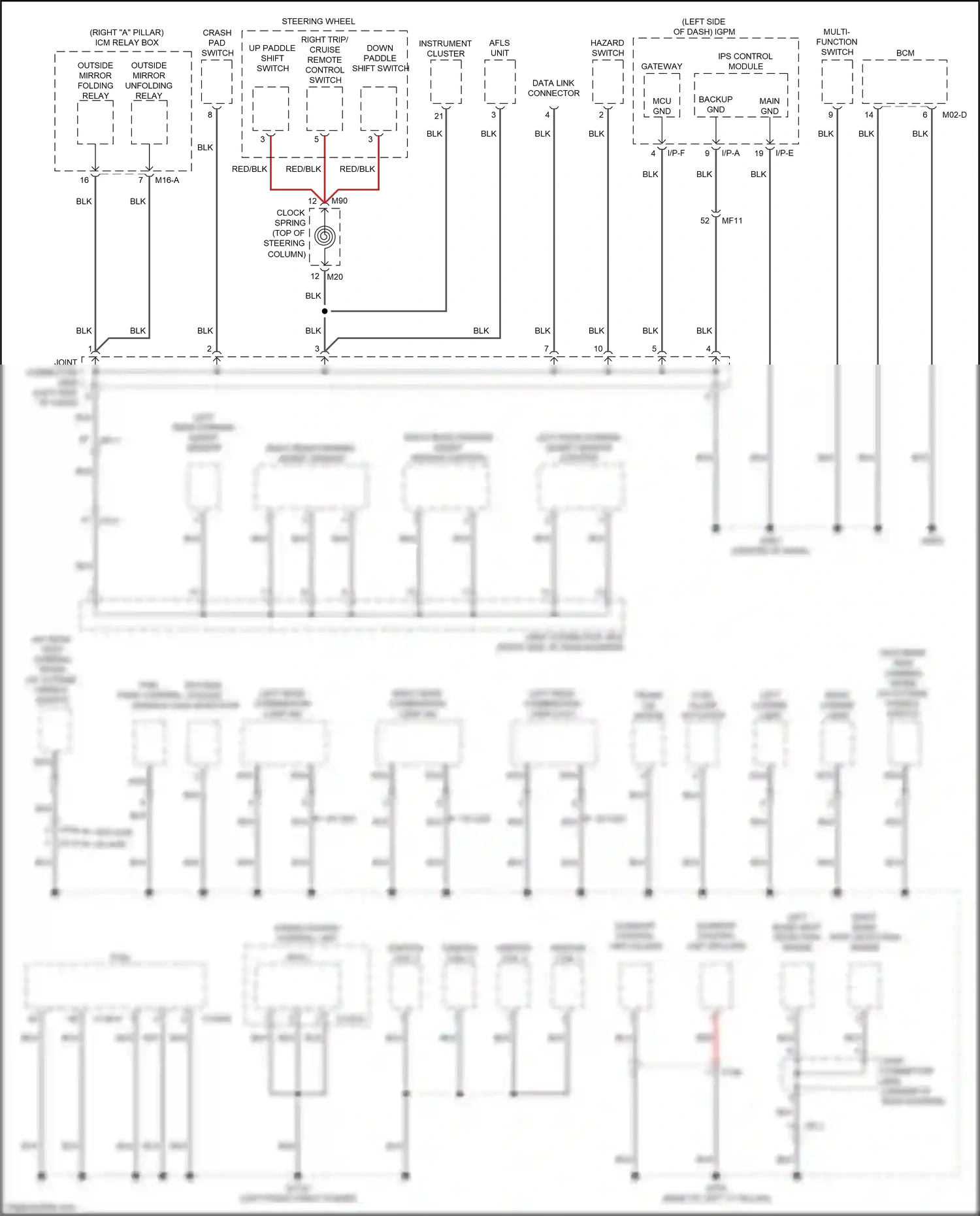 Kia Optima IV (2015-2018) i/p-a wiring diagram  (114 of 121)