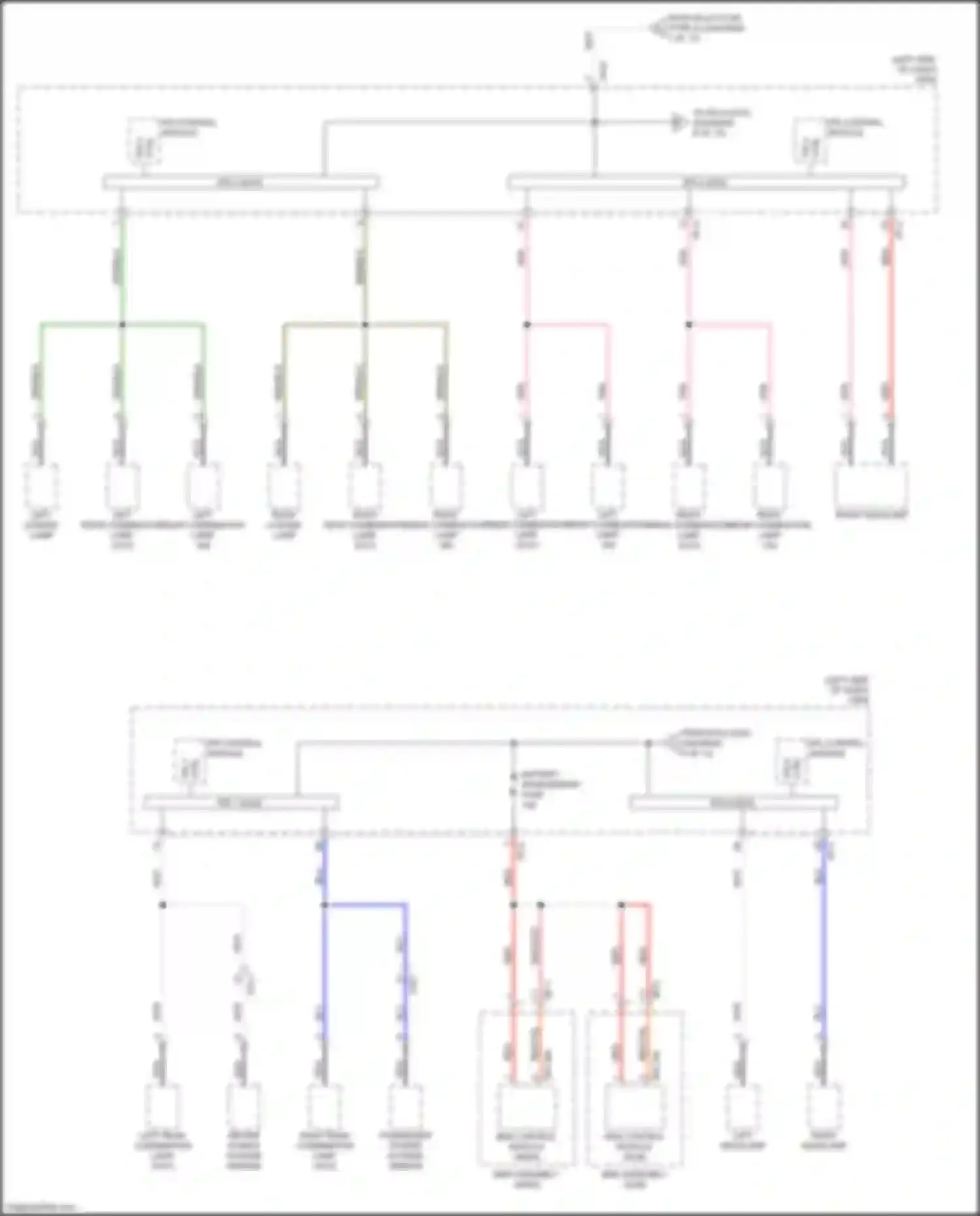 Wiring diagram left headlamp for Kia Optima IV (2015-2018) (17 of 32)