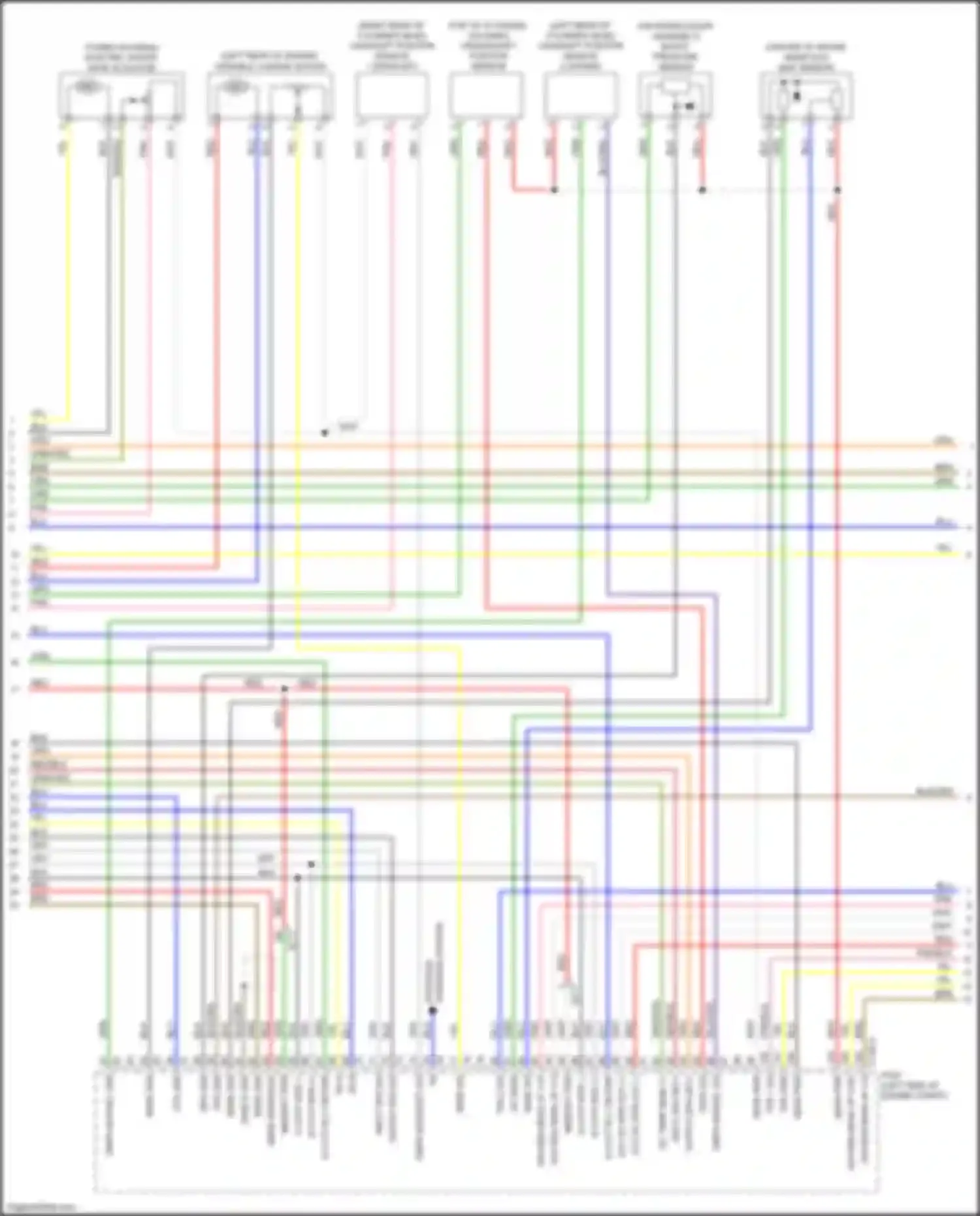 Wiring diagram map sensor for Kia Optima IV (2015-2018) (4 of 5)