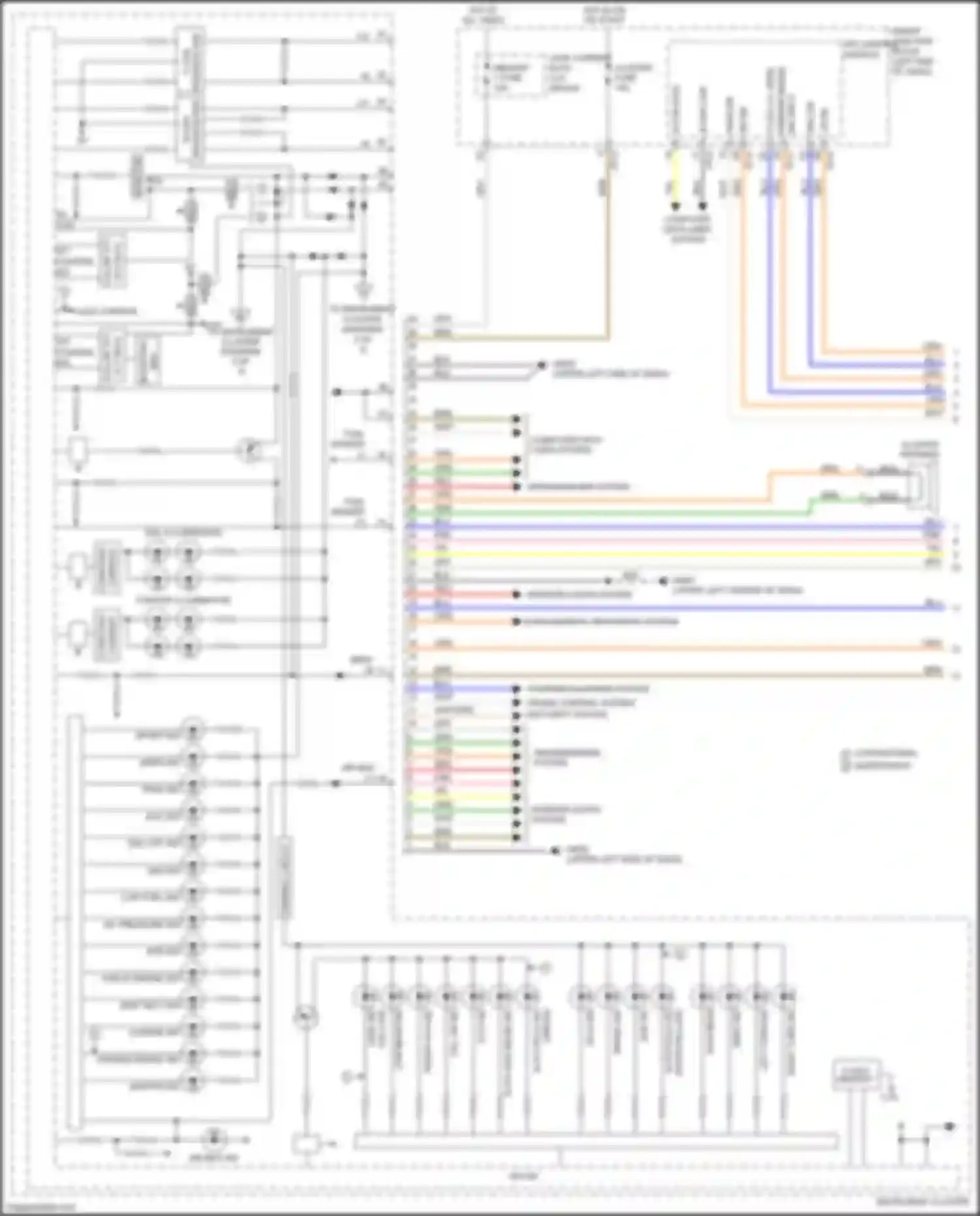 Wiring diagram memory 1 fuse for Kia Optima IV (2015-2018) (39 of 44)