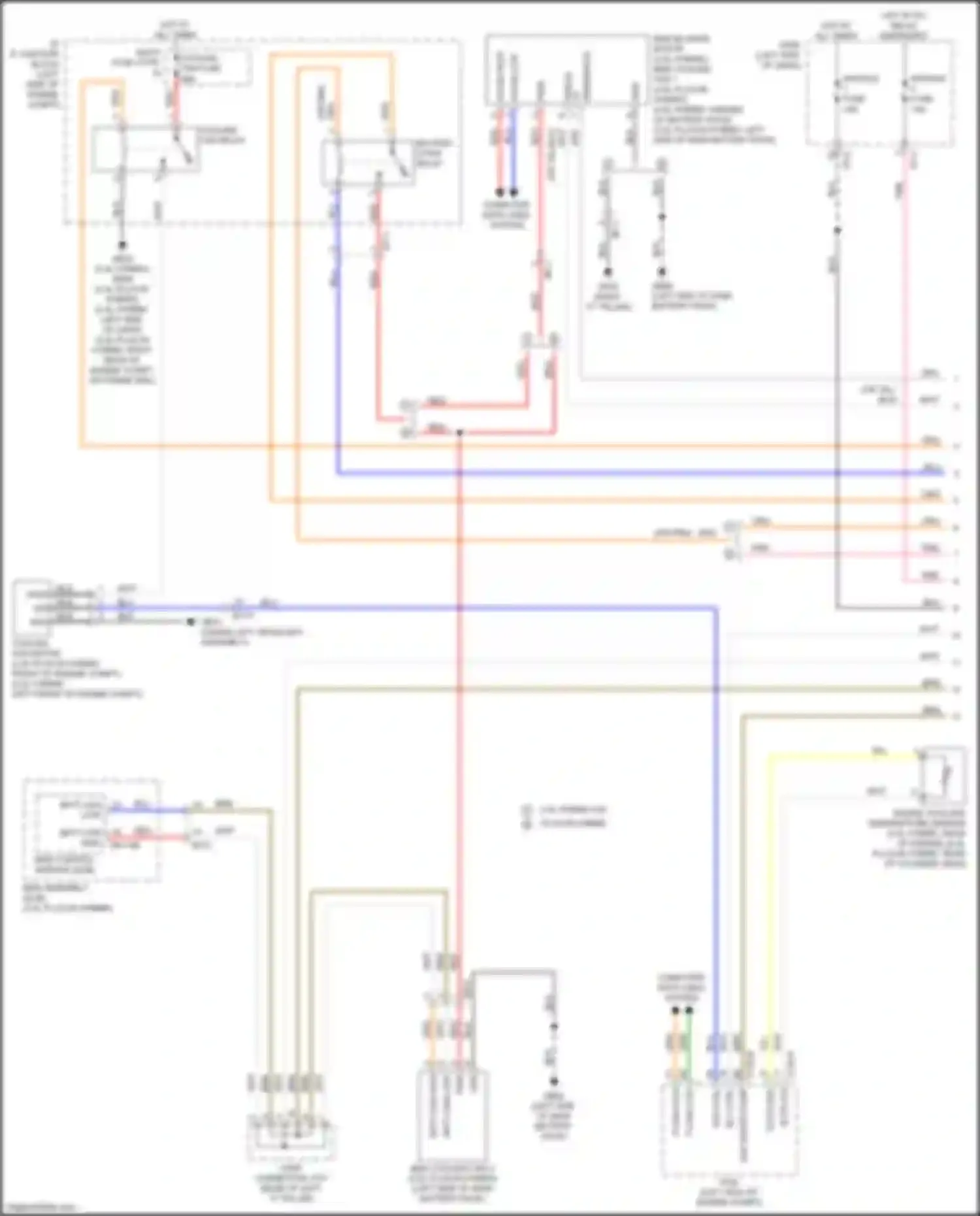 Wiring diagram module 1 fuse for Kia Optima IV (2015-2018) (5 of 12)