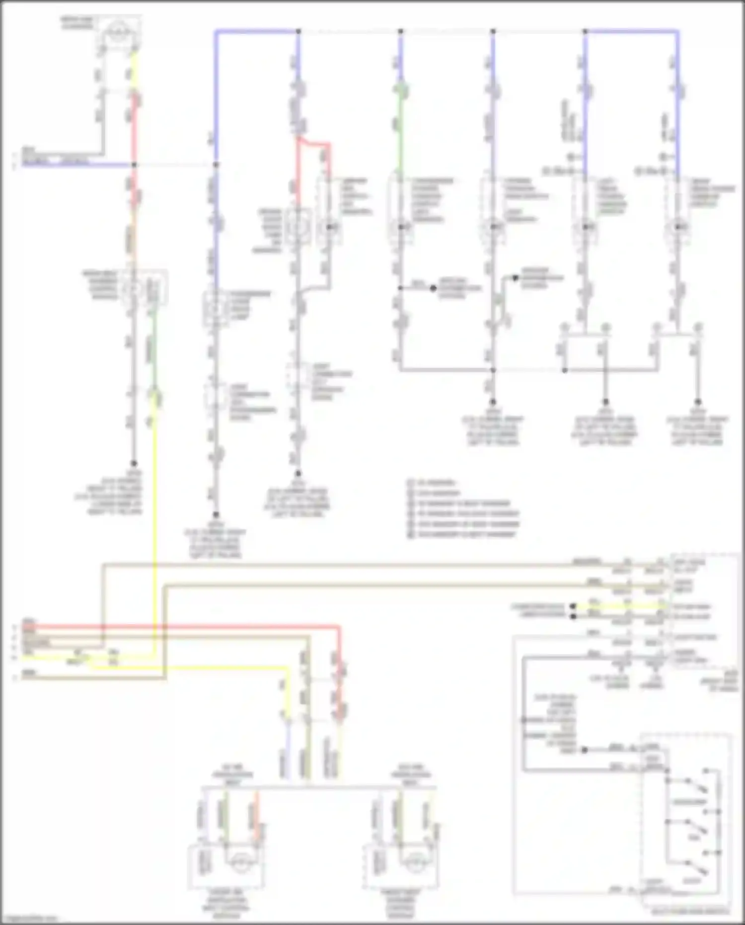 Wiring diagram multi- function switch for Kia Optima IV (2015-2018) (20 of 22)