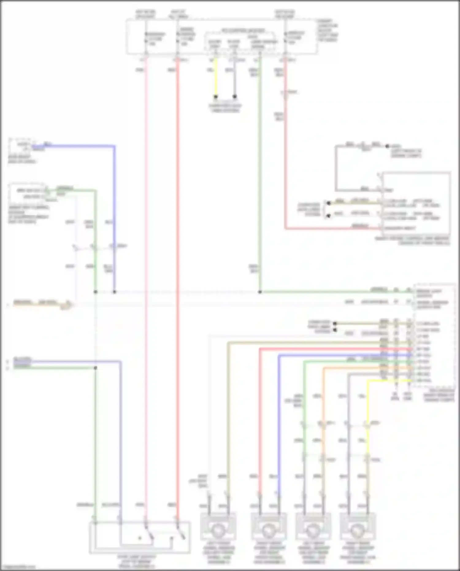 Wiring diagram on/start input for Kia Optima IV (2015-2018) (3 of 49)