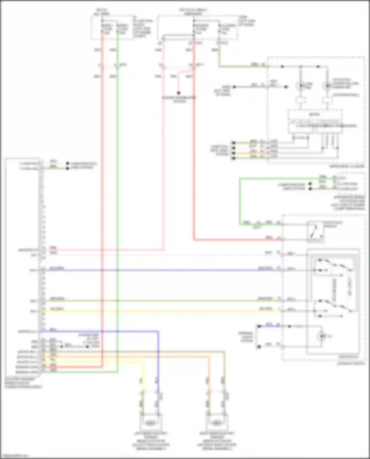 Wiring diagram on/start i/p for Kia Optima IV (2015-2018) (5 of 6)