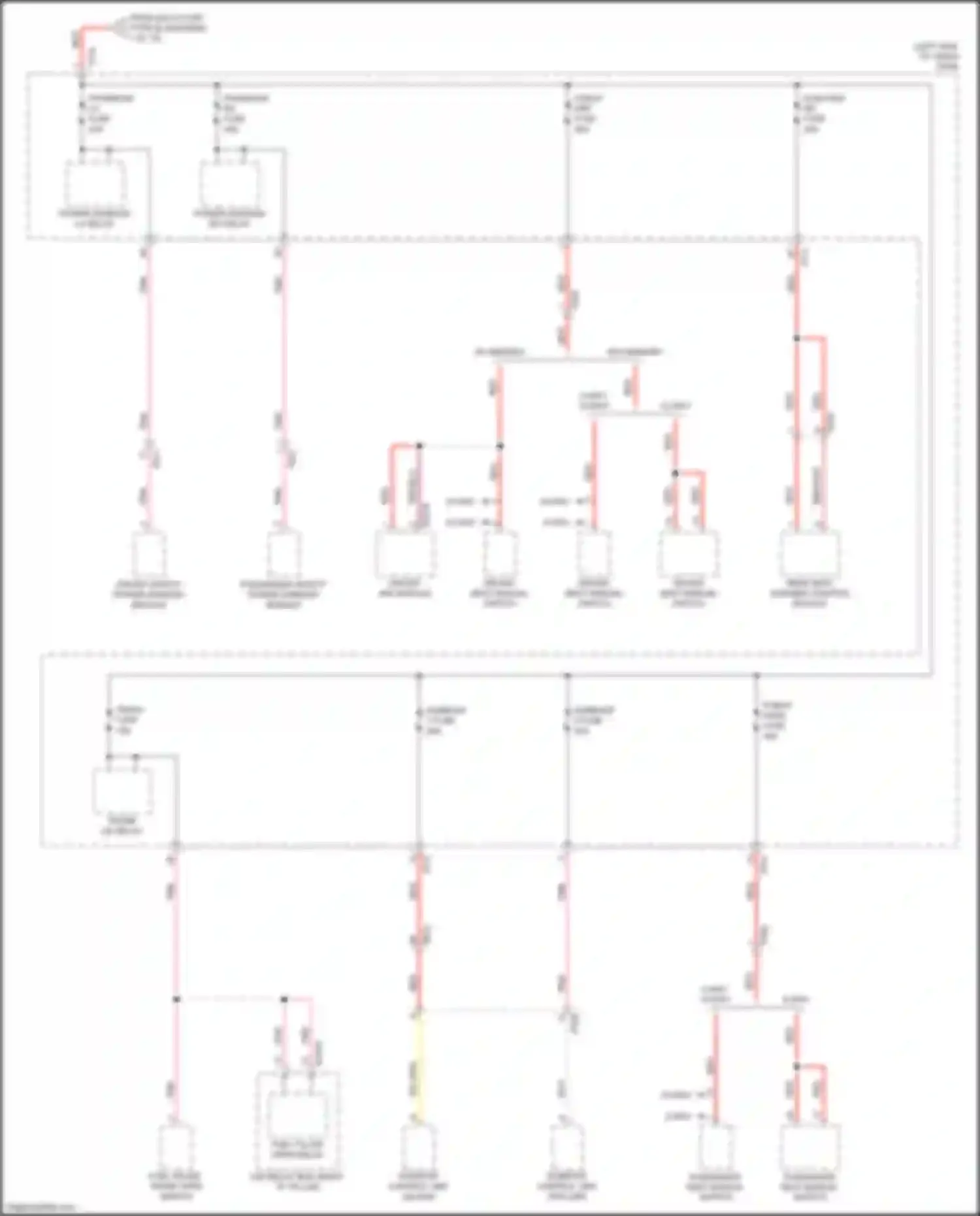 Wiring diagram passenger seat manual switch for Kia Optima IV (2015-2018) (4 of 13)