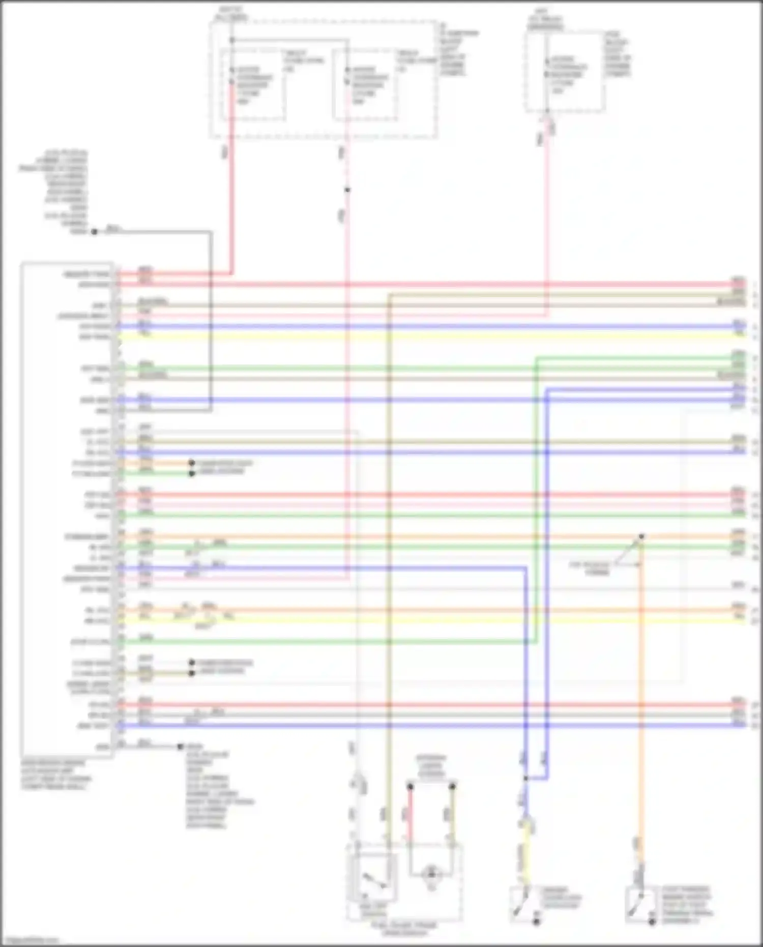 Wiring diagram pdt sig for Kia Optima IV (2015-2018) (1 of 2)