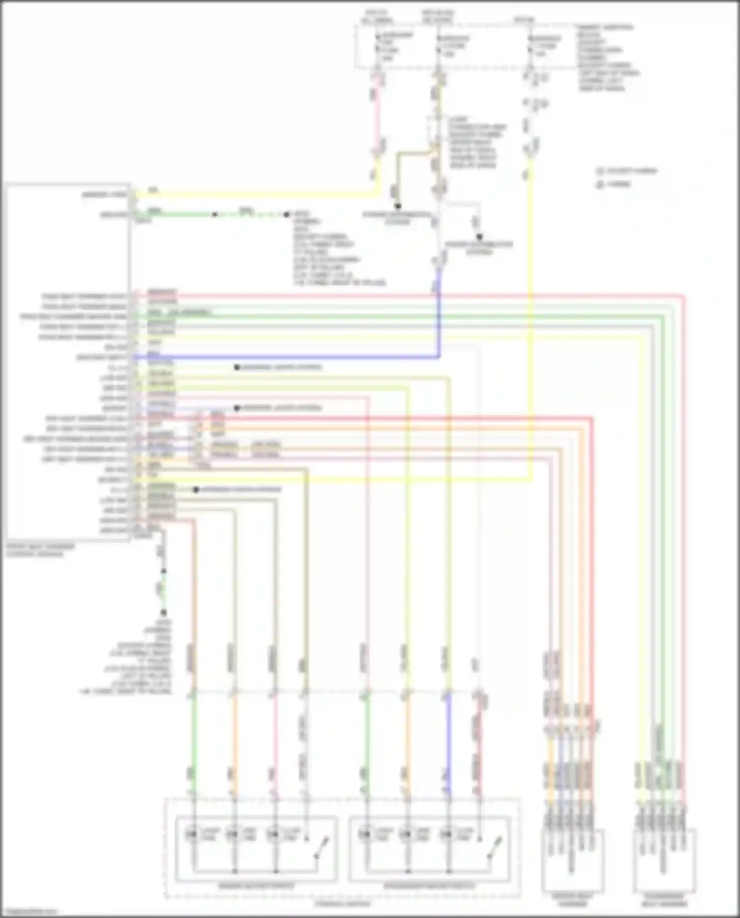 Wiring diagram red/grn for Kia Optima IV (2015-2018) (1 of 3)