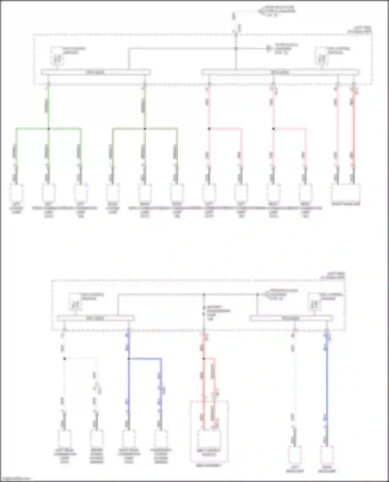 Wiring diagram right headlamp for Kia Optima IV (2015-2018) (14 of 32)