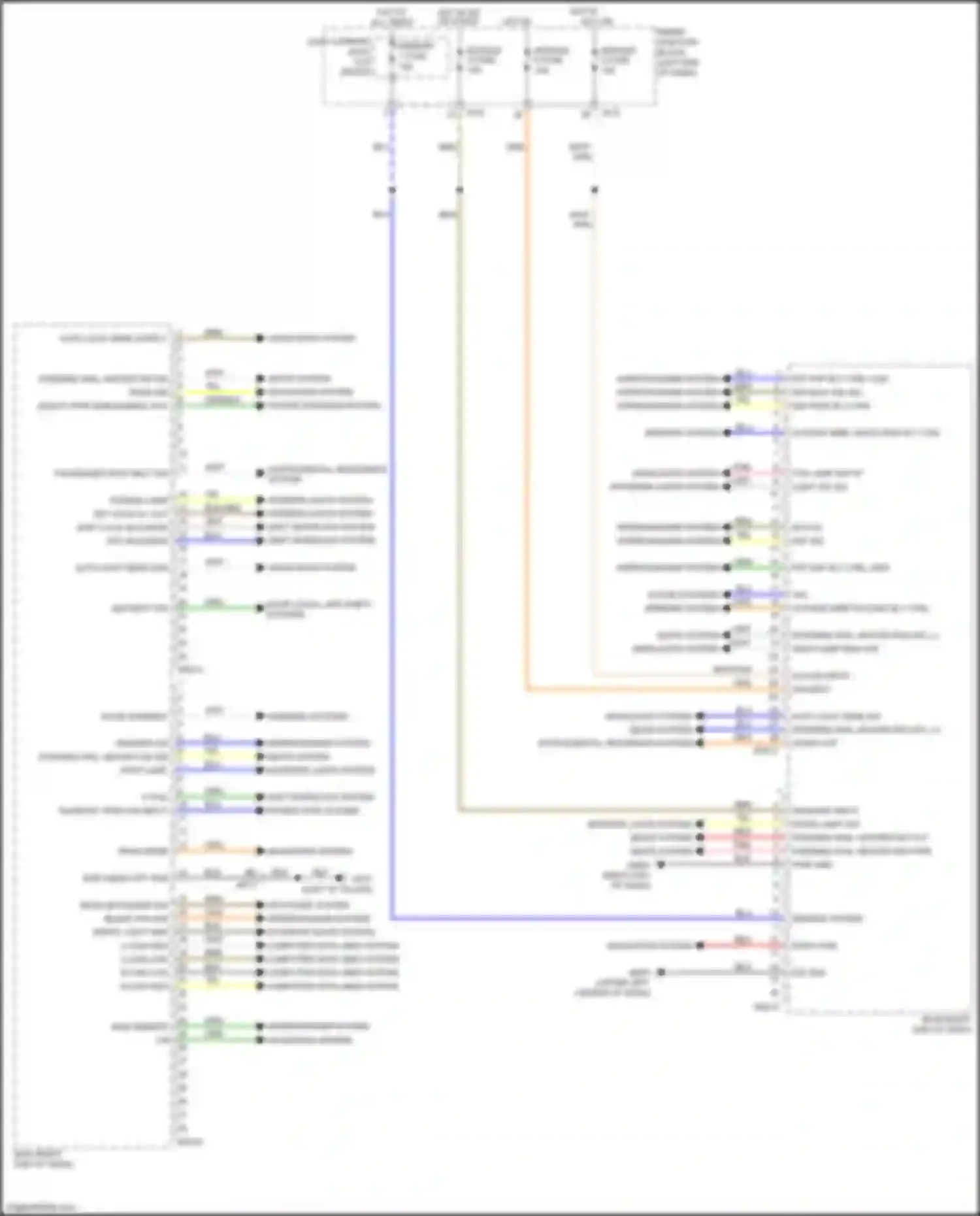 Wiring diagram room lamp out for Kia Optima IV (2015-2018) (1 of 7)