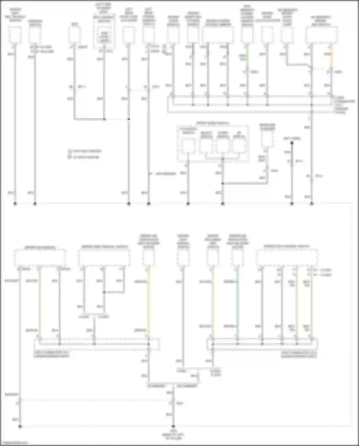 Wiring diagram select switch for Kia Optima IV (2015-2018) (1 of 8)