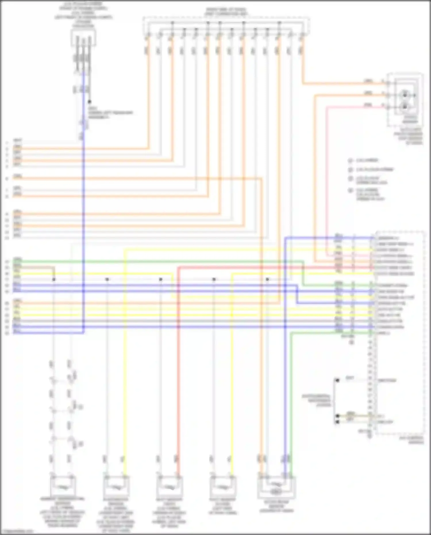 Wiring diagram supplemental restraints system for Kia Optima IV (2015-2018) (2 of 23)