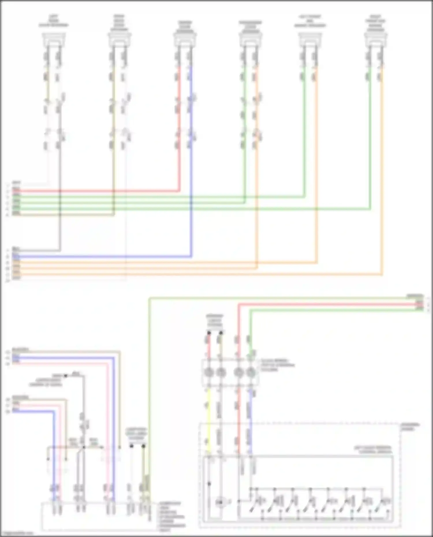Wiring diagram surround view monitor for Kia Optima IV (2015-2018) (4 of 28)