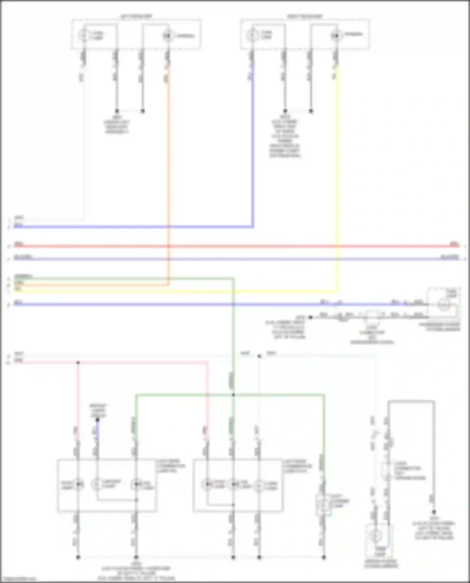 Wiring diagram turn lamp for Kia Optima IV (2015-2018) (2 of 8)