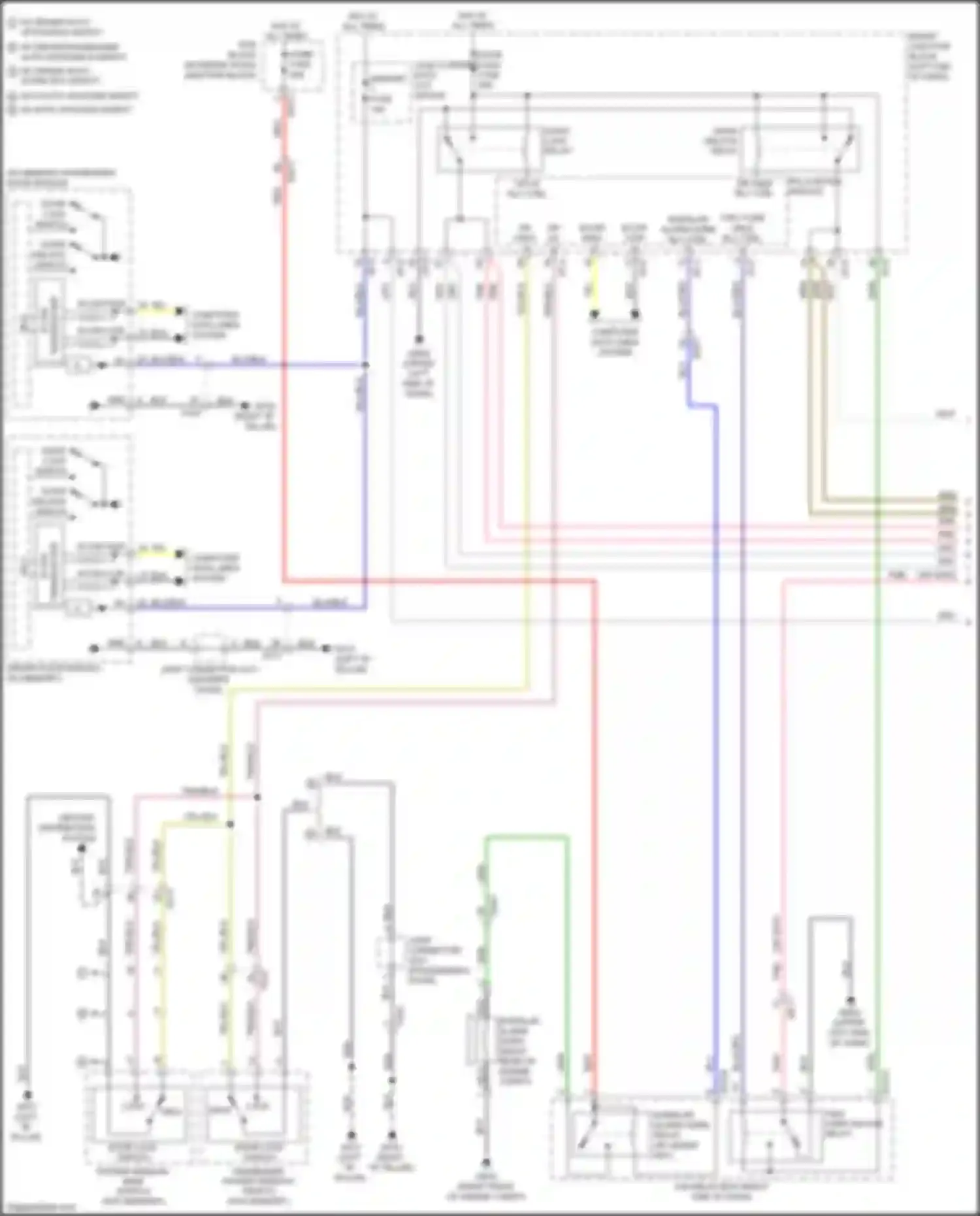 Wiring diagram two turn unlk rly ctrl for Kia Optima IV (2015-2018) (1 of 2)