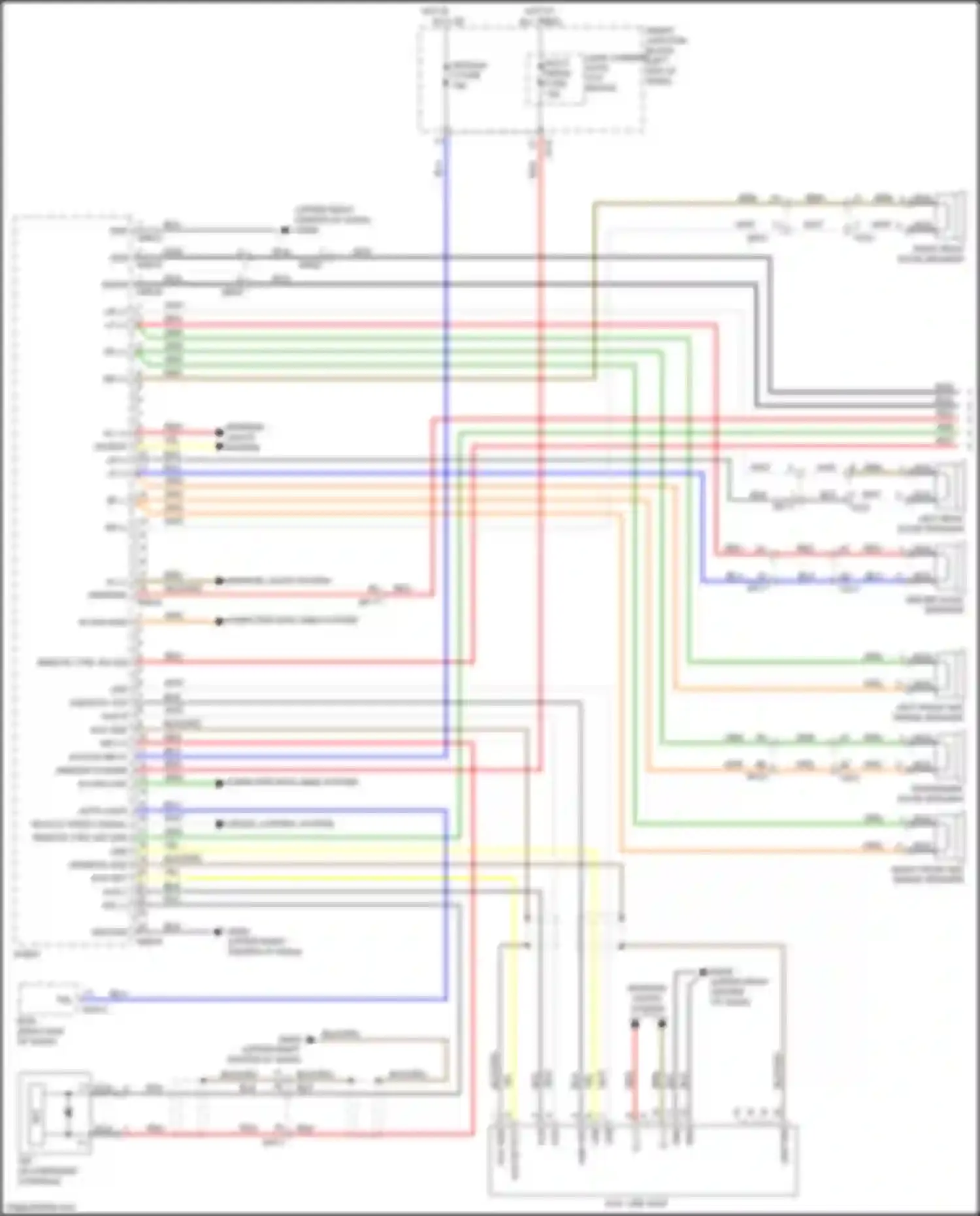 Wiring diagram usb gnd for Kia Optima IV (2015-2018) (15 of 17)