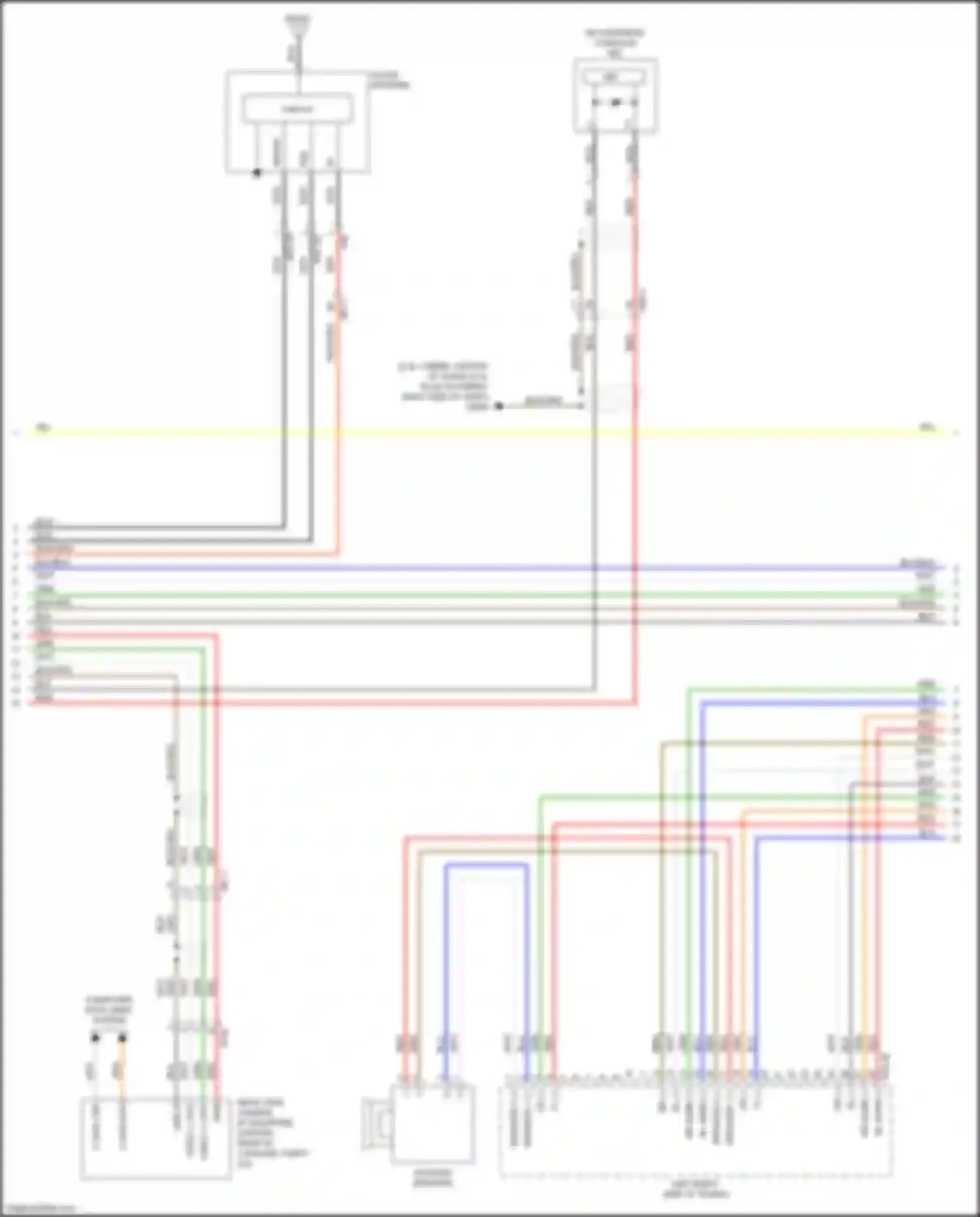 Wiring diagram video out for Kia Optima IV (2015-2018) (1 of 9)