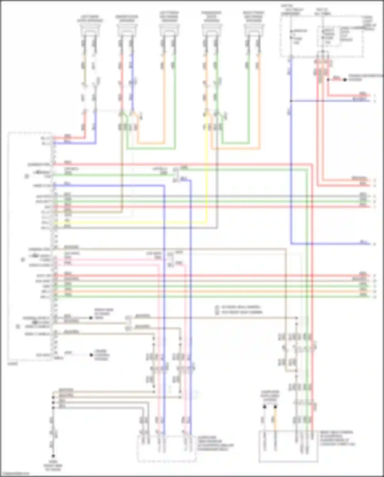 Wiring diagram video out for Kia Optima IV (2015-2018) (8 of 9)