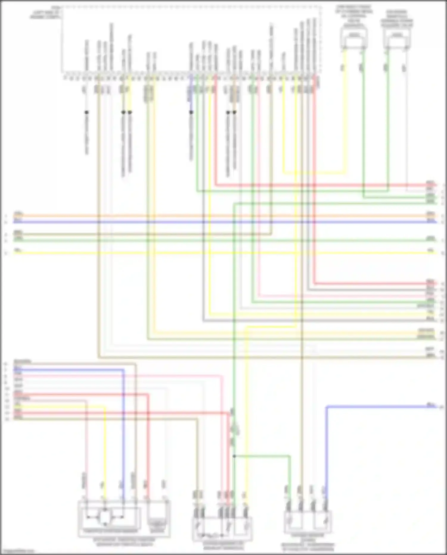Wiring diagram vis ctrl for Kia Optima IV (2015-2018) (1 of 1)