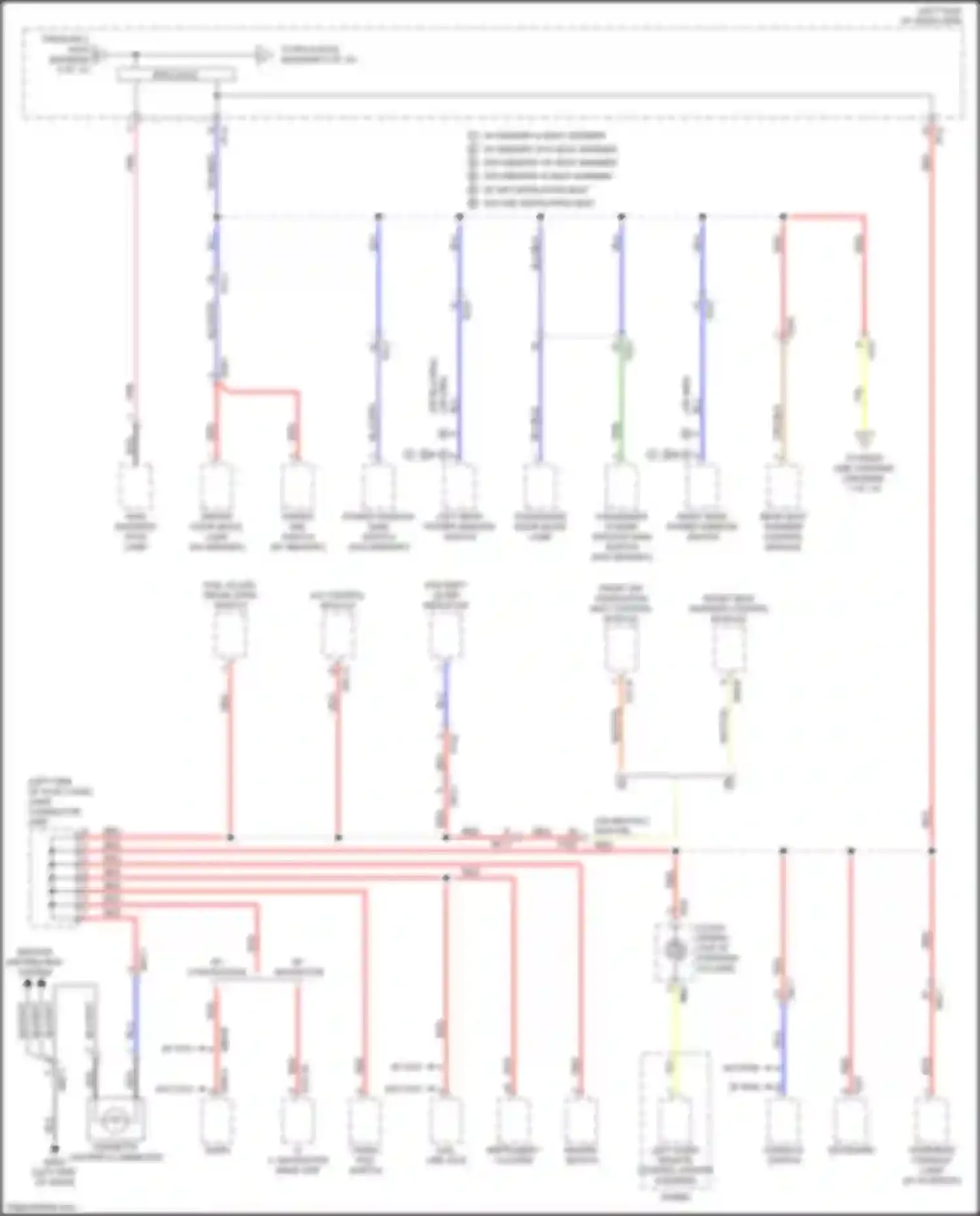 Wiring diagram w/ memory for Kia Optima IV (2015-2018) (6 of 28)