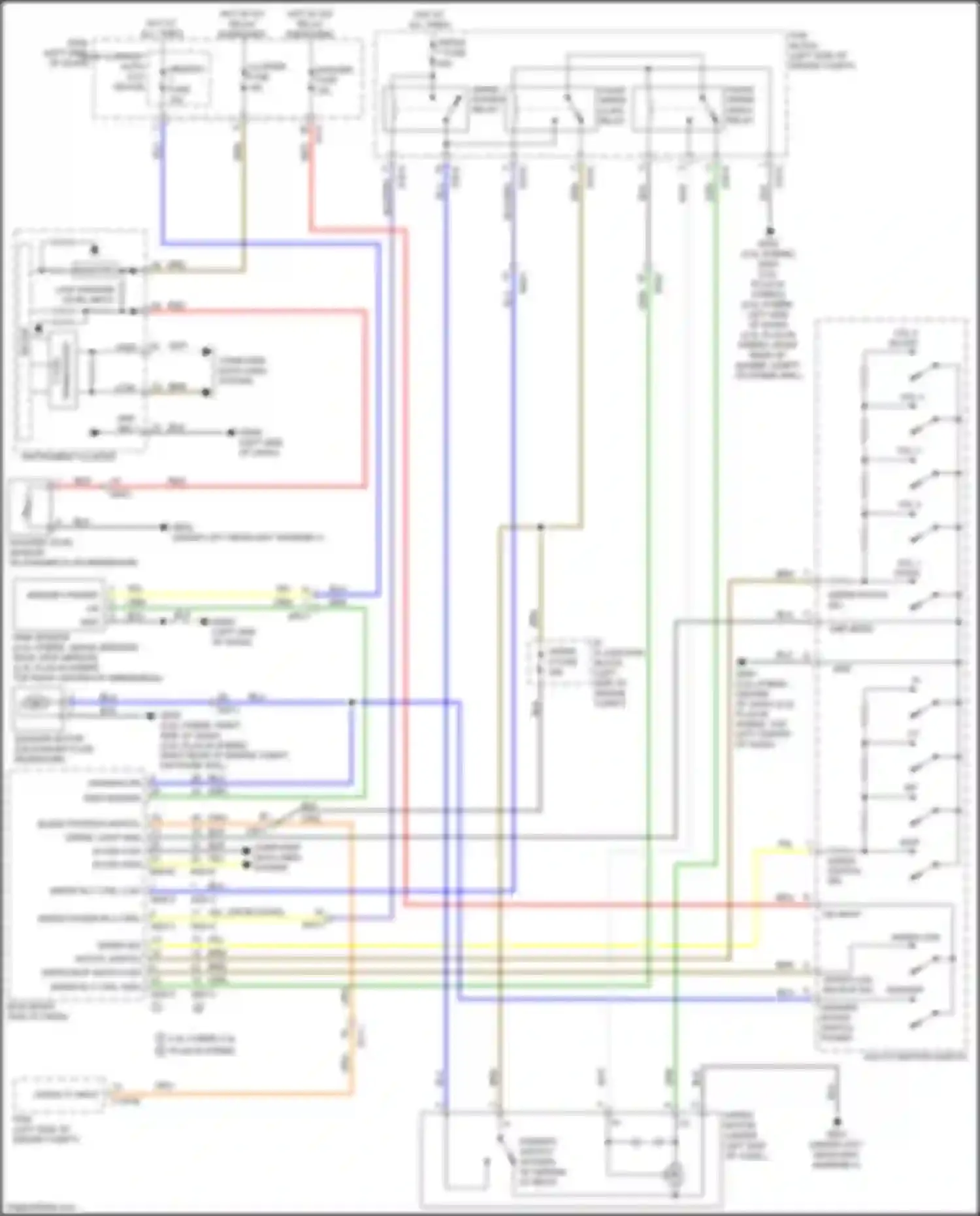 Wiring diagram washer sig for Kia Optima IV (2015-2018) (6 of 6)