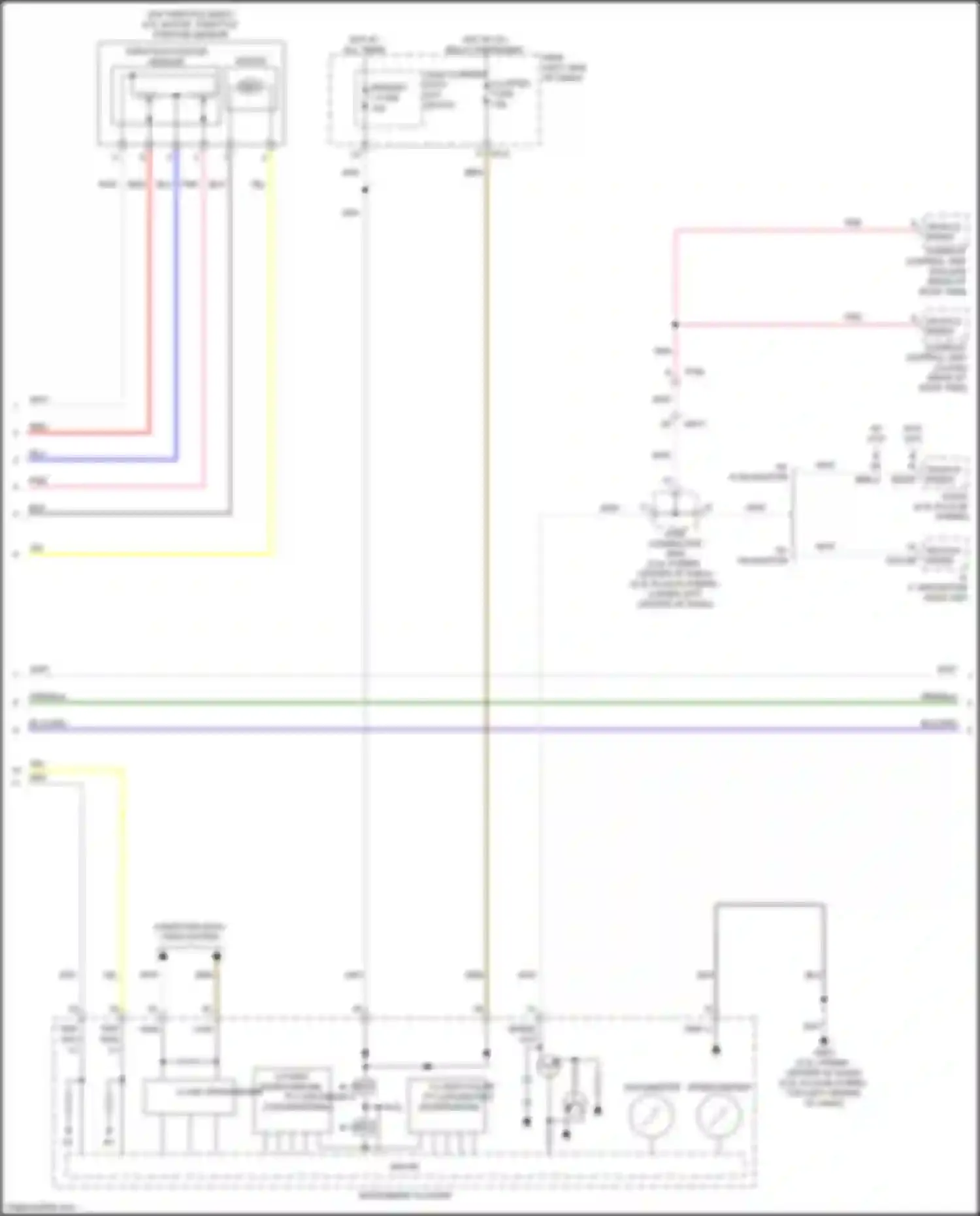 Wiring diagram w/o navigation for Kia Optima IV (2015-2018) (8 of 16)