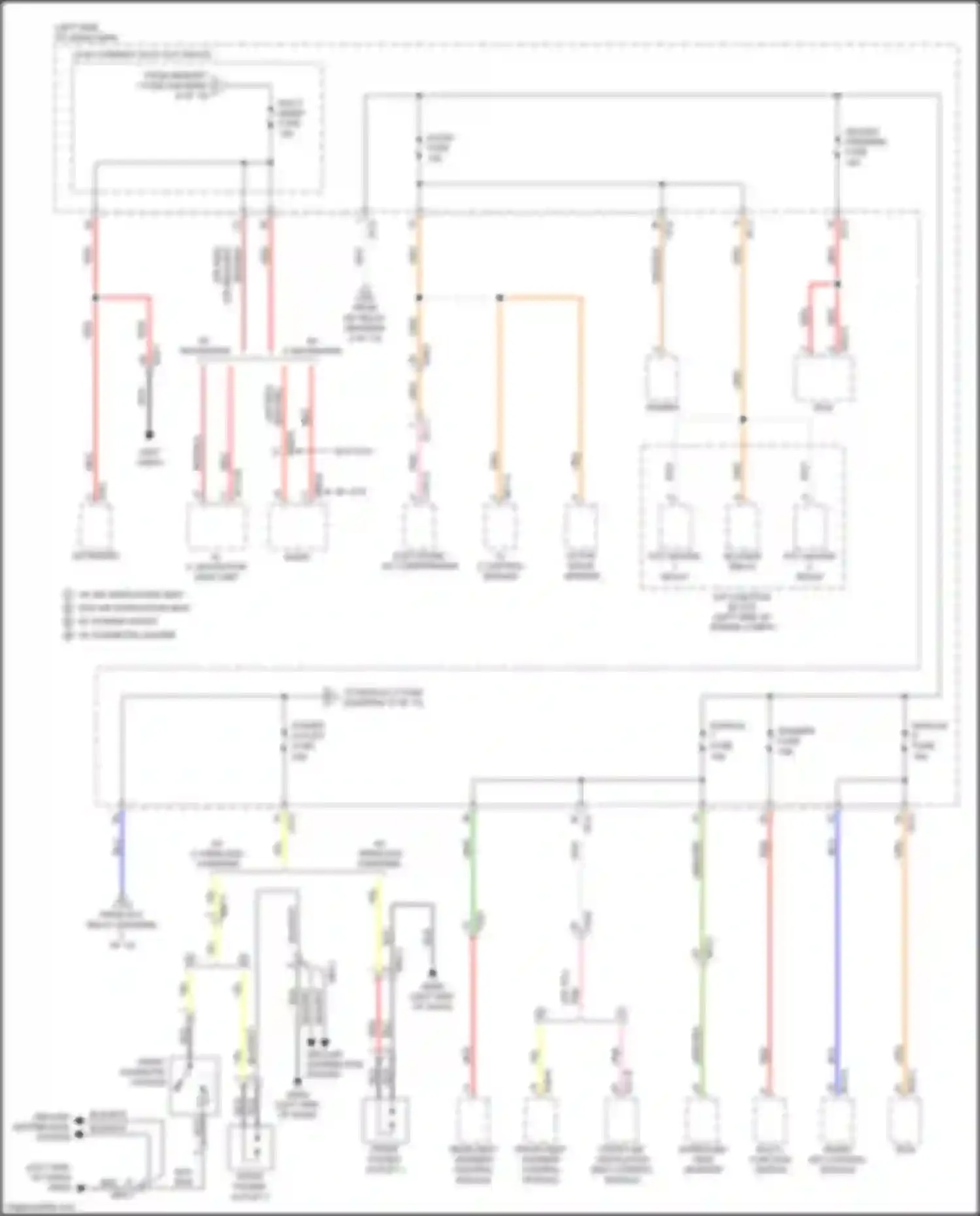 Wiring diagram w/o uvo for Kia Optima IV (2015-2018) (5 of 7)