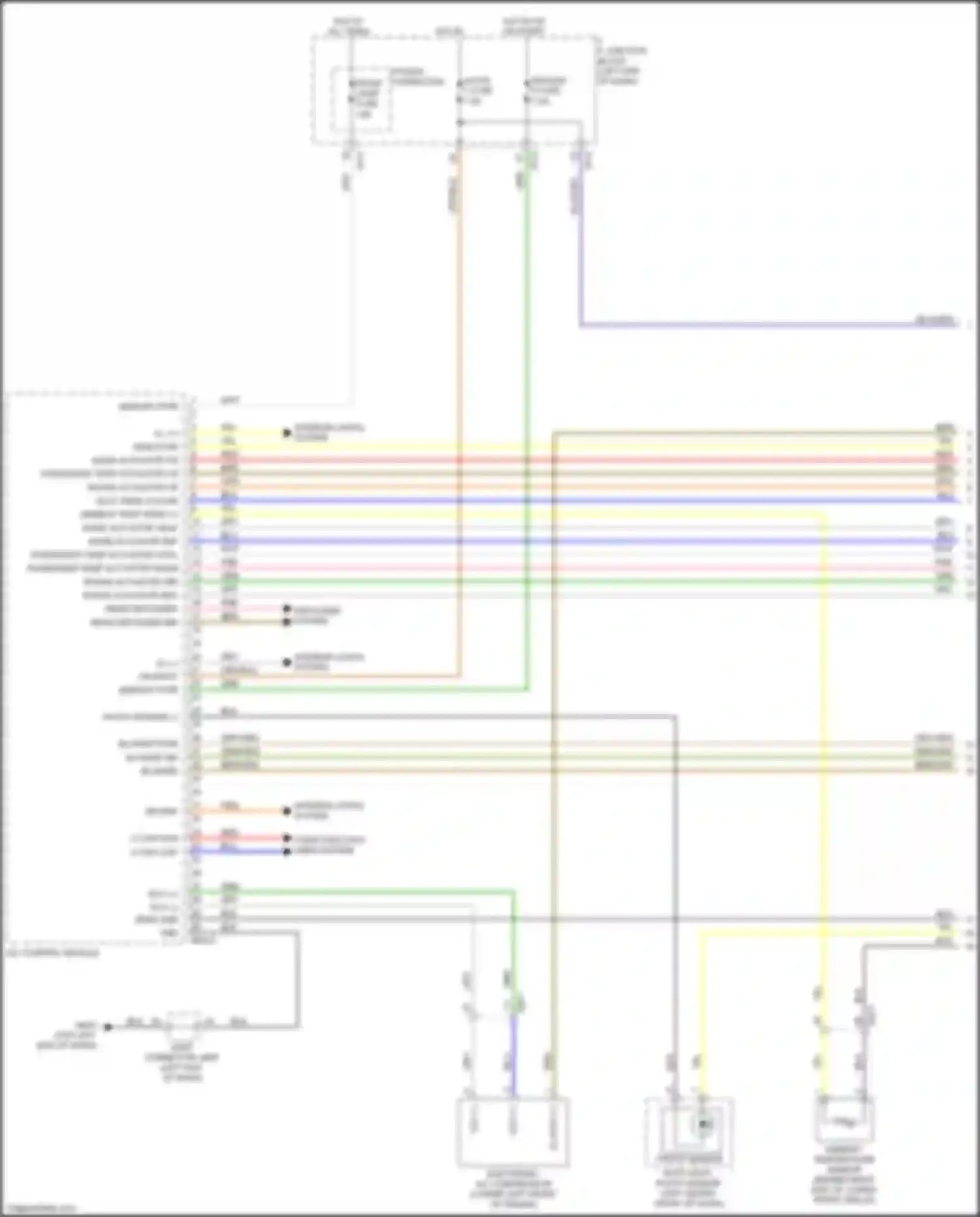 Rio X-Line Kia I (2017-2020): Automatic a/c circuit (1 of 4)
