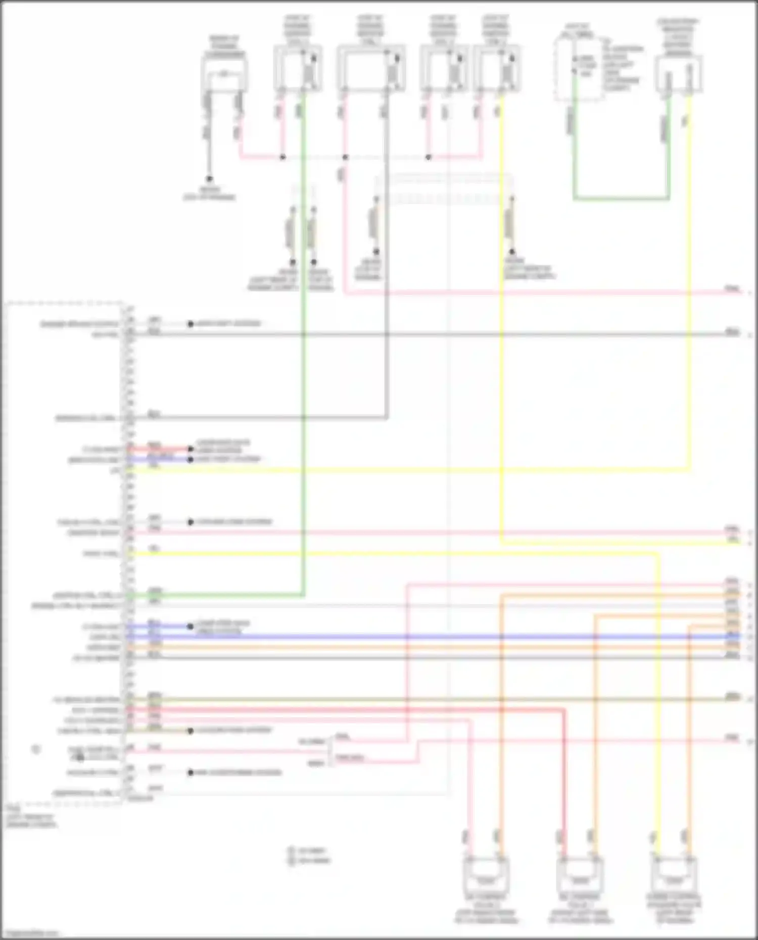 Rio X-Line Kia I (2017-2020): Wiring diagram engine performance 1.6l, a/t (1 of 7)