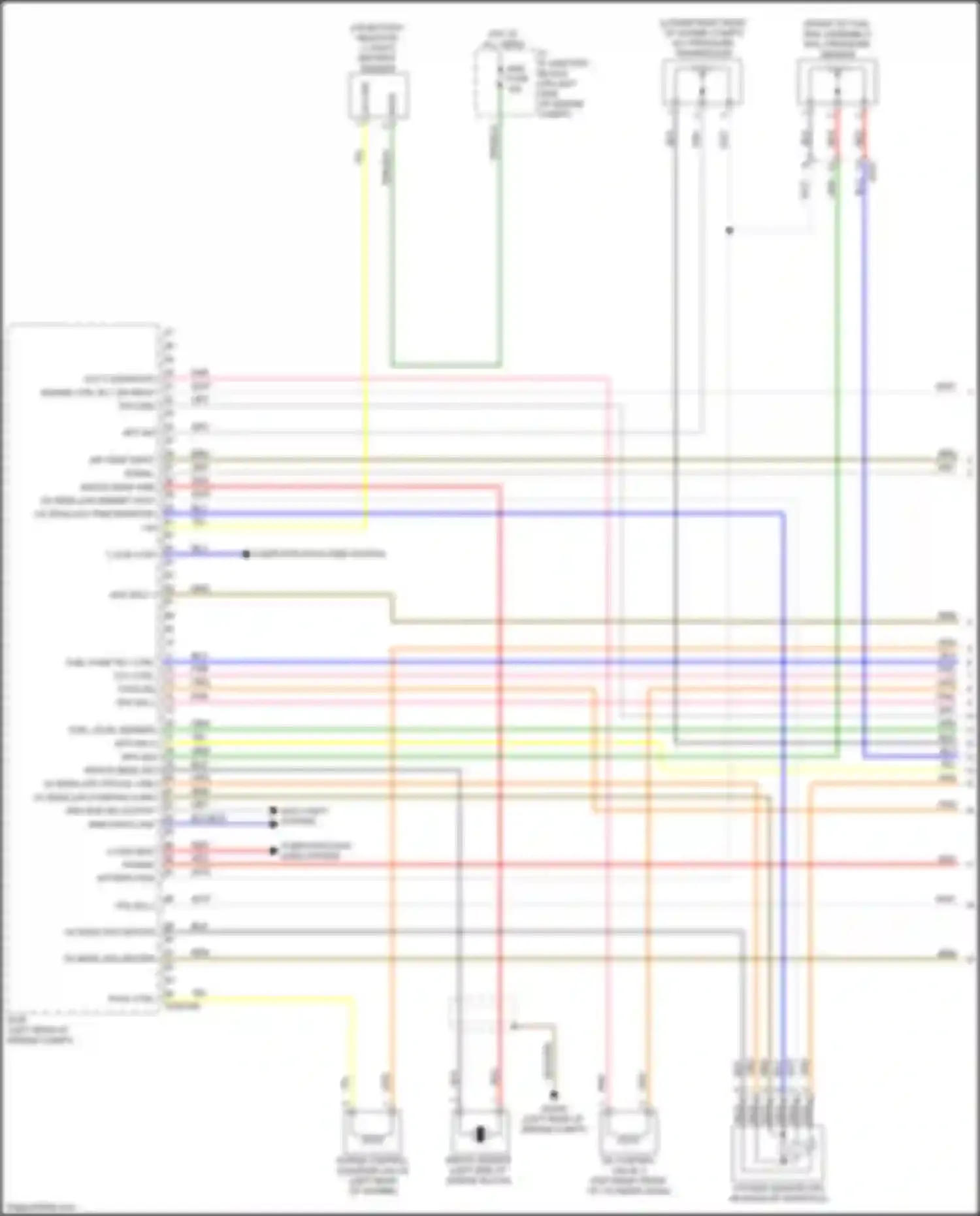 Rio X-Line Kia I (2017-2020): Wiring diagram engine performance 1.6l, m/t (1 of 6)