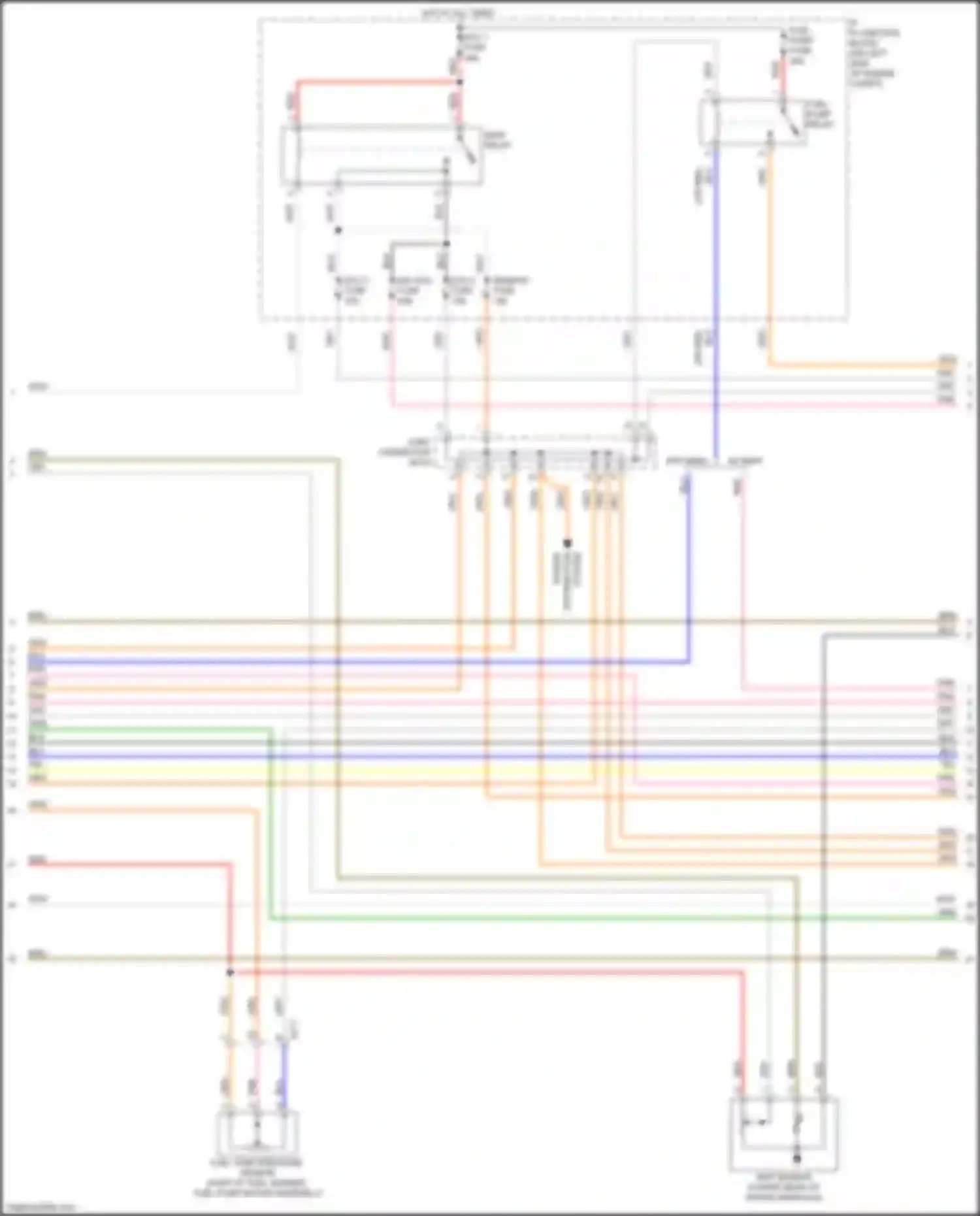 Rio X-Line Kia I (2017-2020): Wiring diagram engine performance 1.6l, m/t (2 of 6)