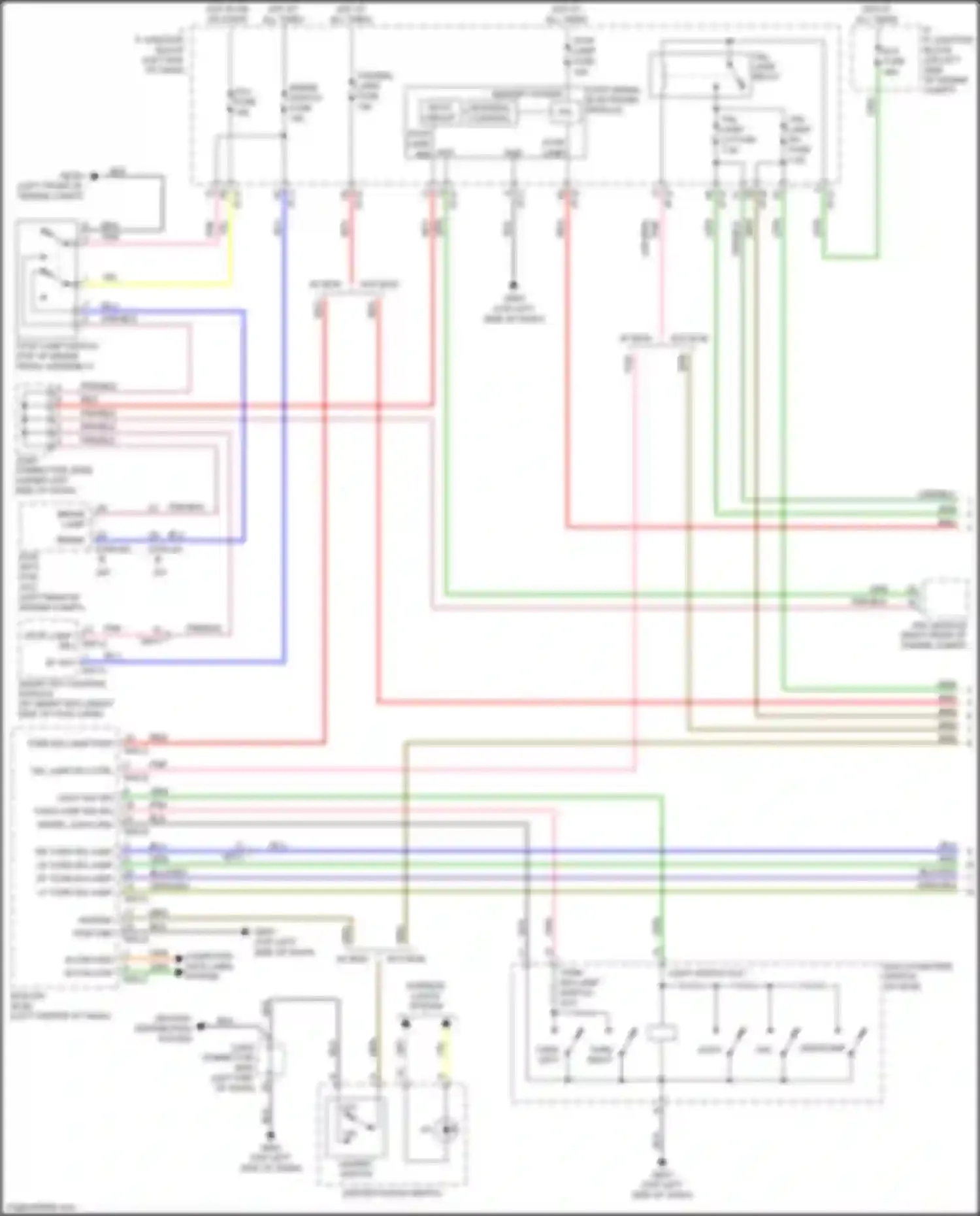 Rio X-Line Kia I (2017-2020): Exterior lamps circuit (1 of 3)