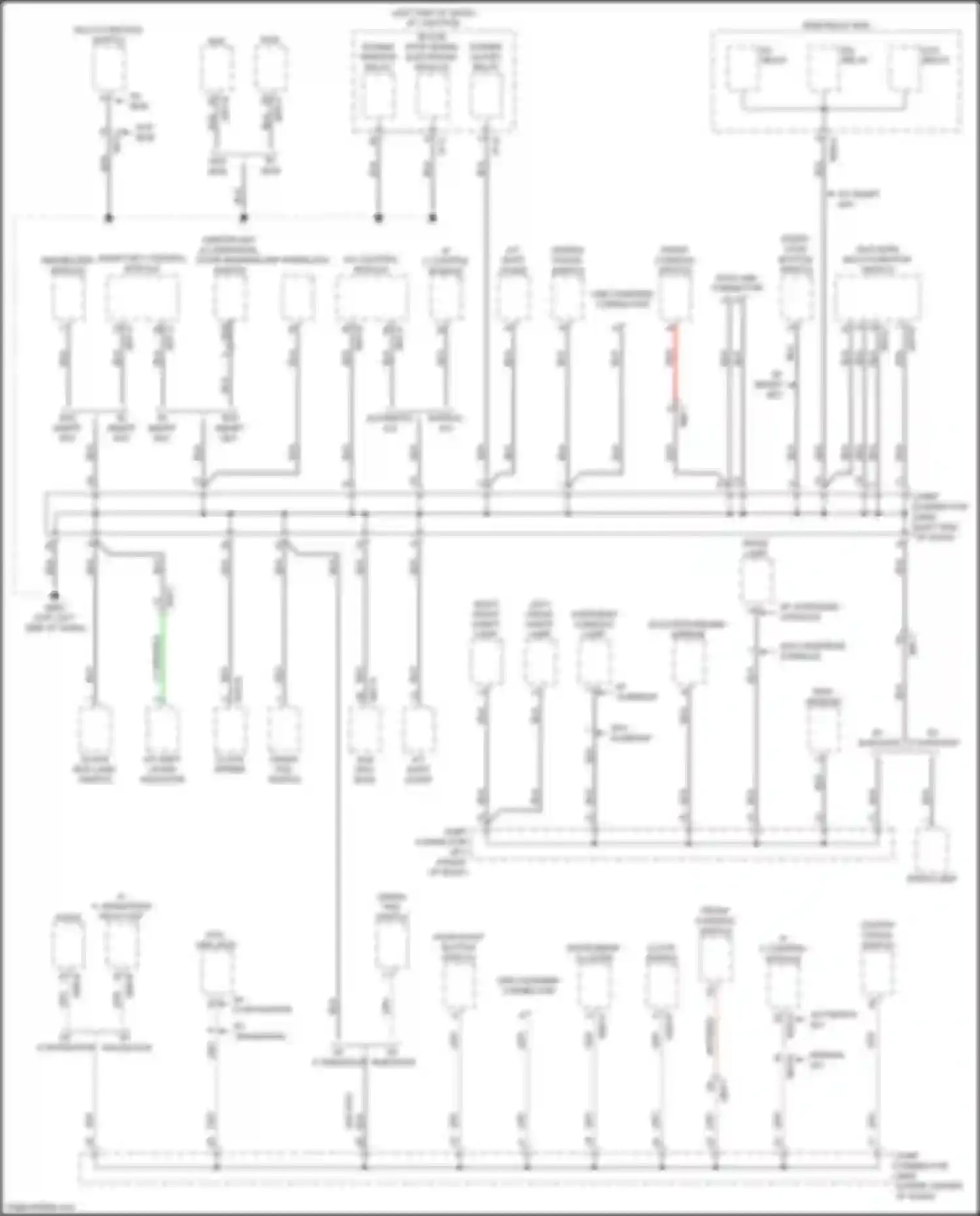 Rio X-Line Kia I (2017-2020): Ground distribution circuit (1 of 4)