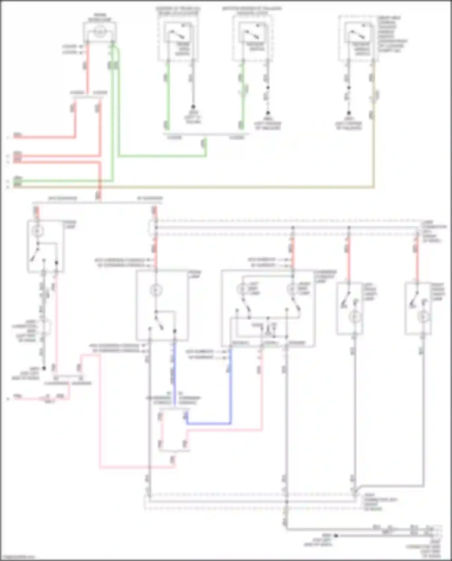 Rio X-Line Kia I (2017-2020): Courtesy lamps circuit (2 of 2)