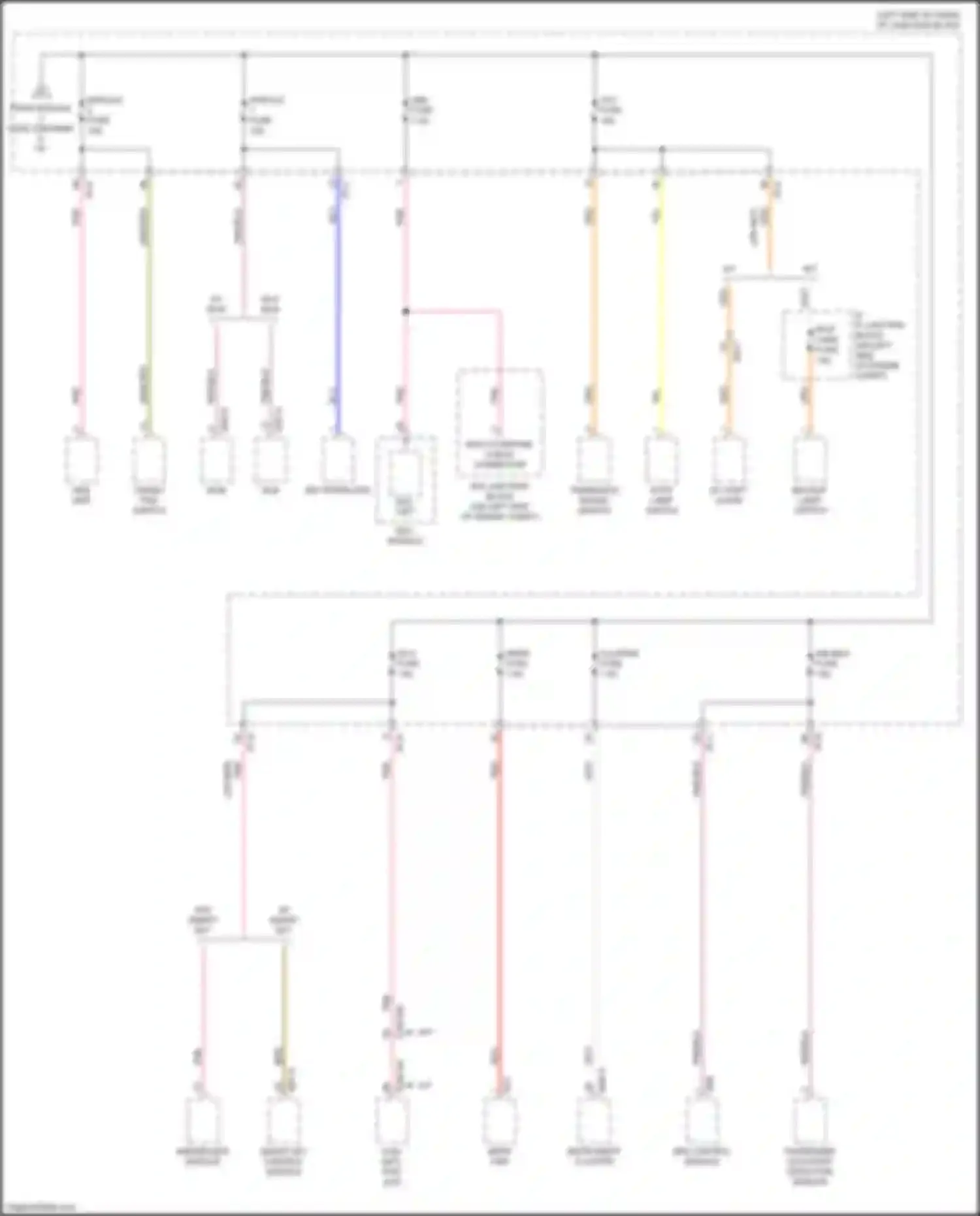 Rio X-Line Kia I (2017-2020): Power distribution circuit (7 of 8)