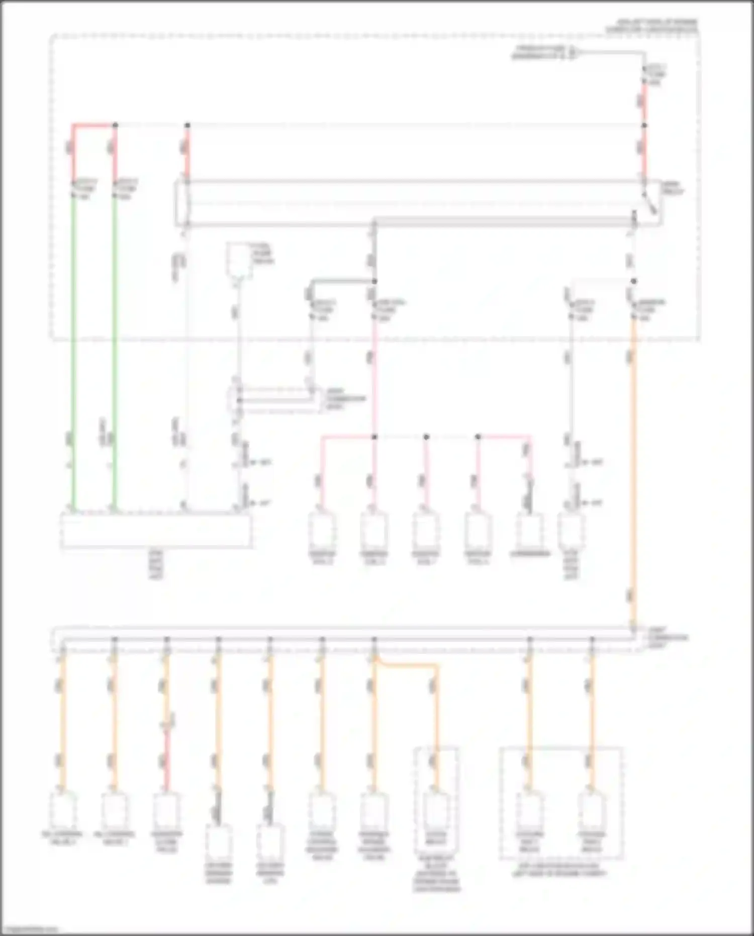Rio X-Line Kia I (2017-2020): Power distribution circuit (8 of 8)