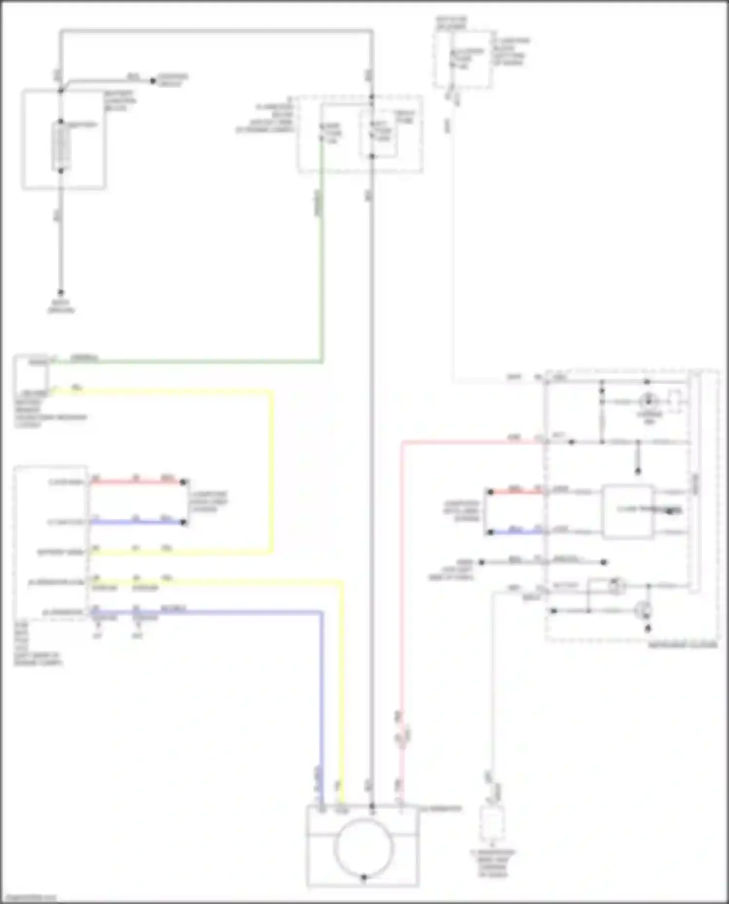 Rio X-Line Kia I (2017-2020): Charging circuit