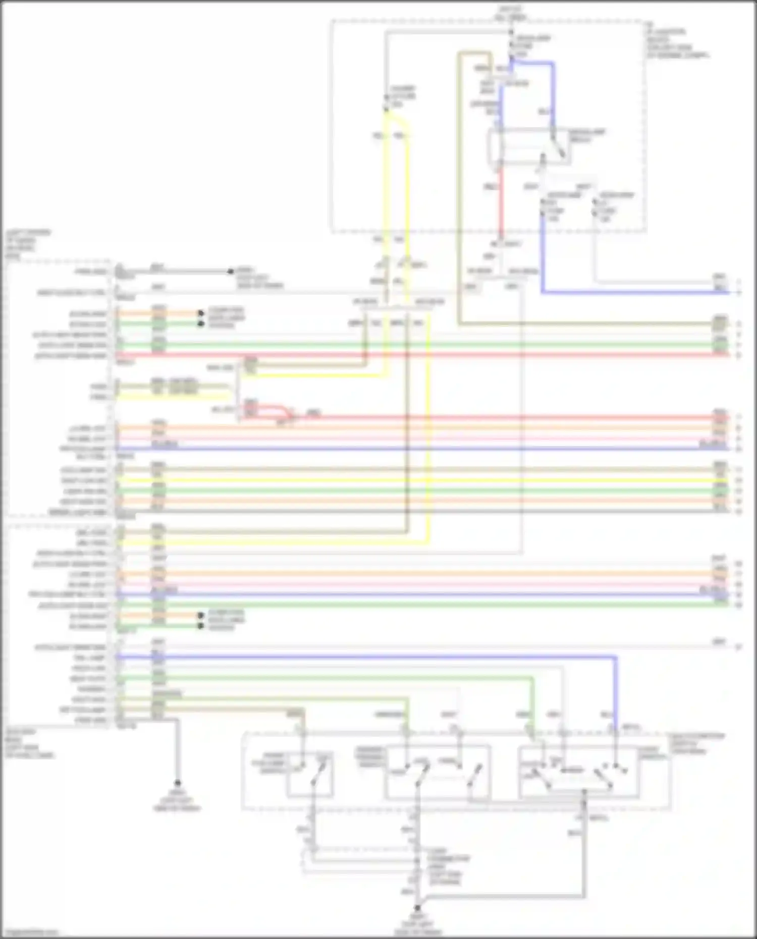 Wiring diagram auto light sens pwr for Kia Rio X-Line I (2017-2020) (2 of 4)