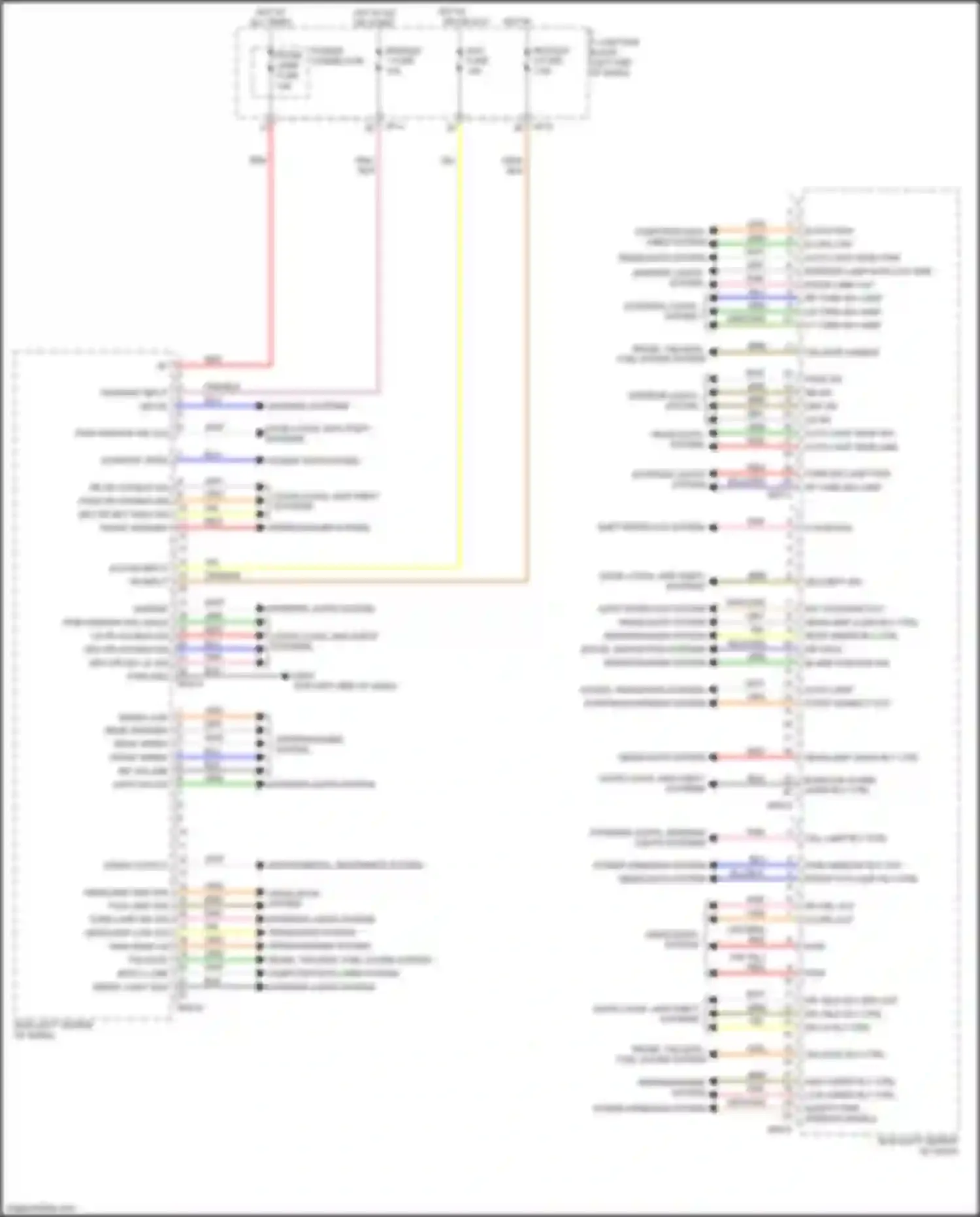 Wiring diagram auto light sens sig for Kia Rio X-Line I (2017-2020) (1 of 4)
